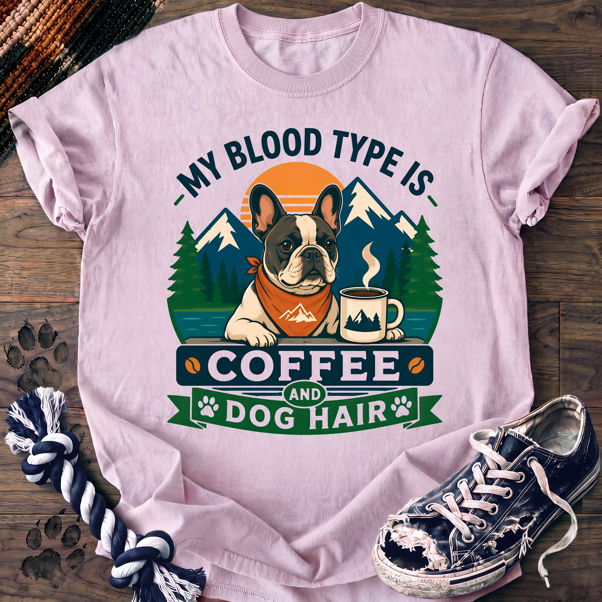 PAWSSION CLUB t-shirt in Blossom color - SKU PC-0090