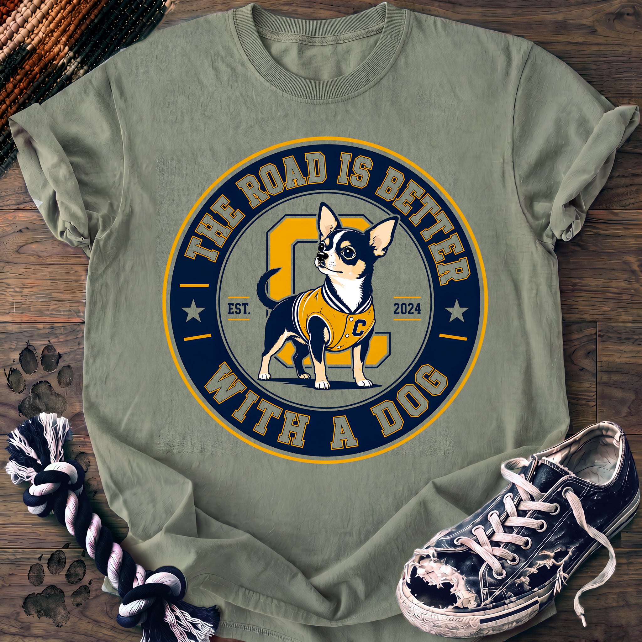 PAWSSION CLUB t-shirt in Bay color - SKU PC-0091