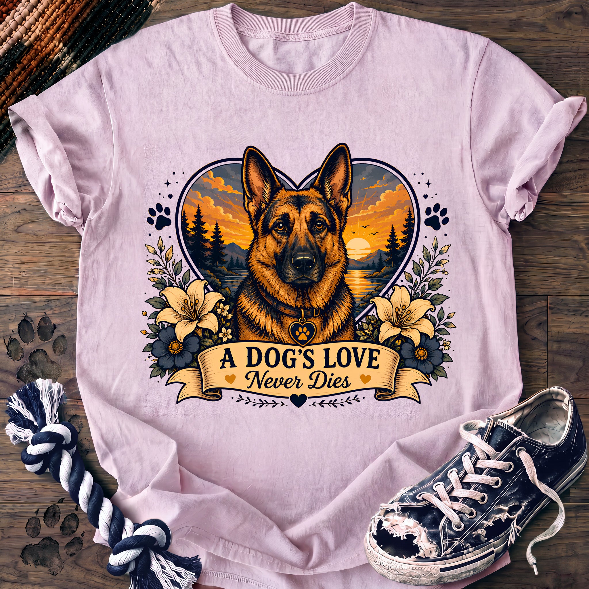 PAWSSION CLUB t-shirt in Blossom color - SKU PC-0092