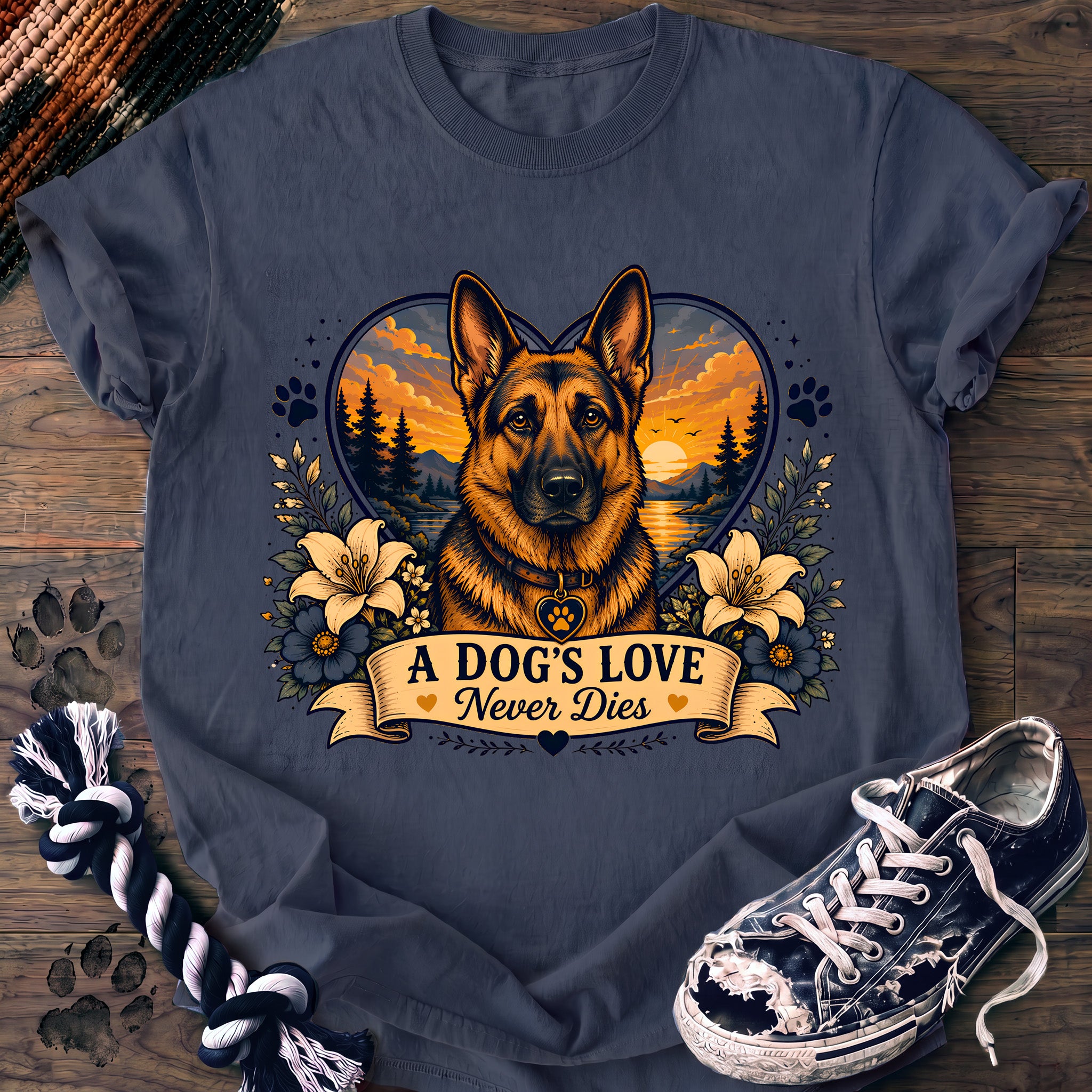 PAWSSION CLUB t-shirt in BlueJean color - SKU PC-0092