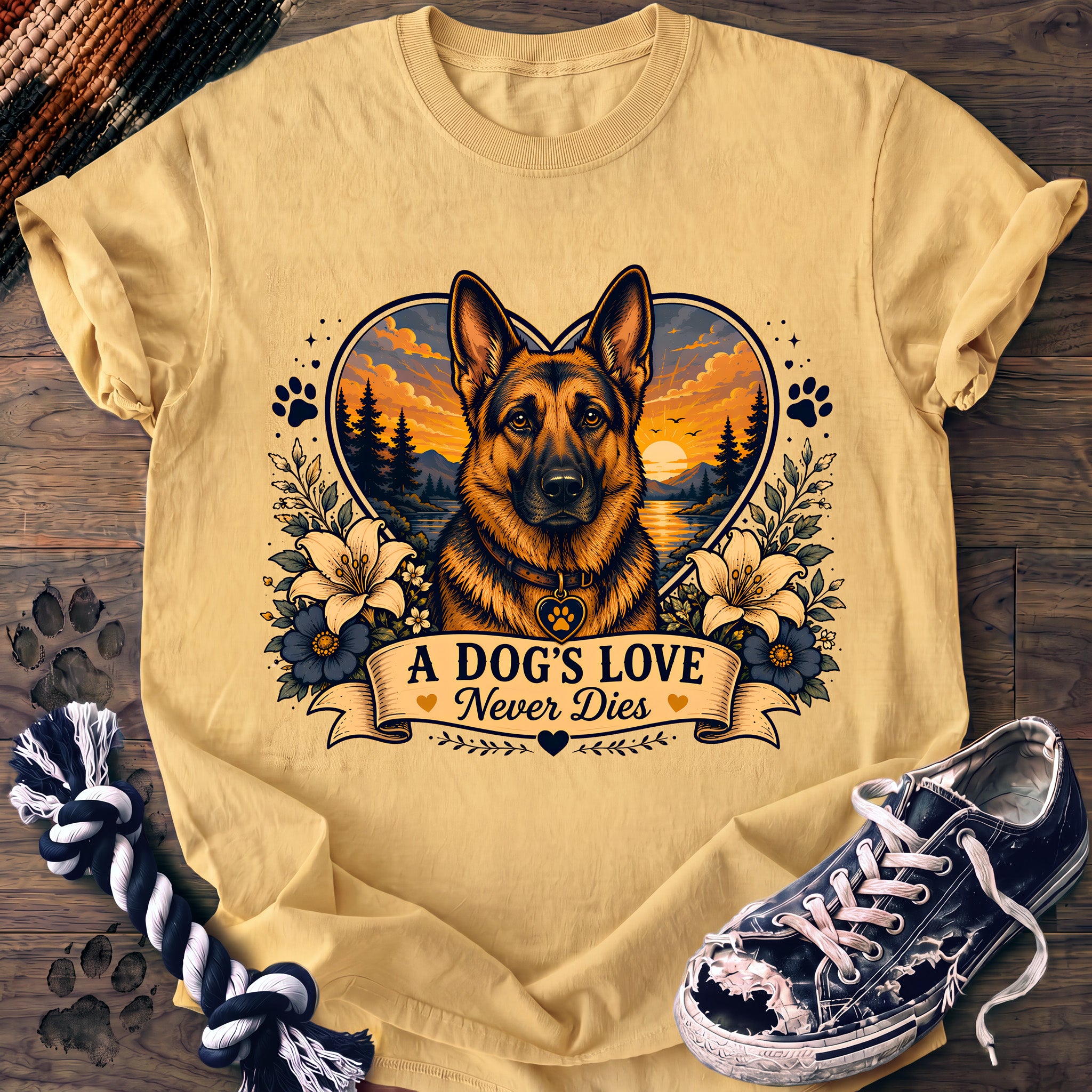 PAWSSION CLUB t-shirt in Butter color - SKU PC-0092