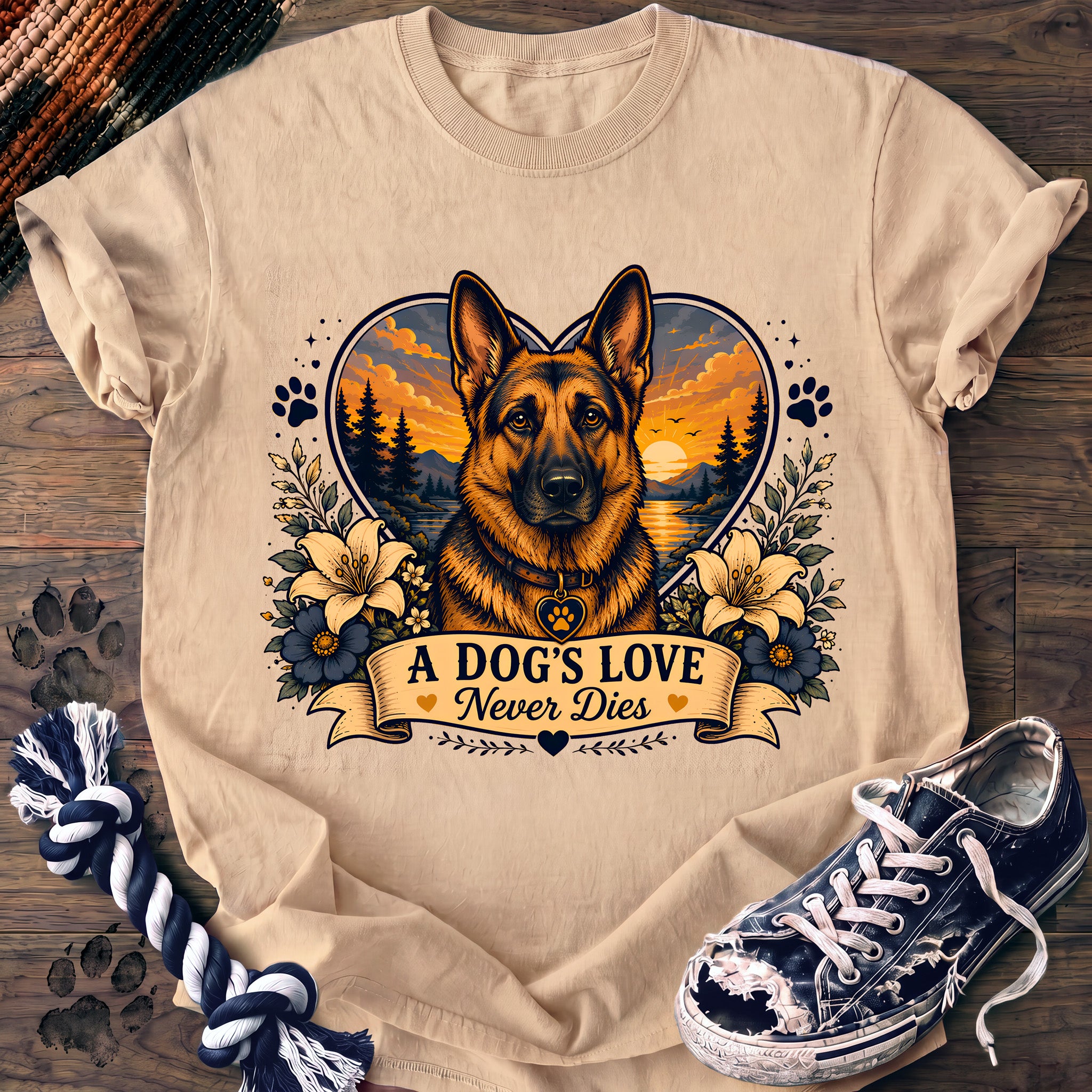 PAWSSION CLUB t-shirt in Ivory color - SKU PC-0092