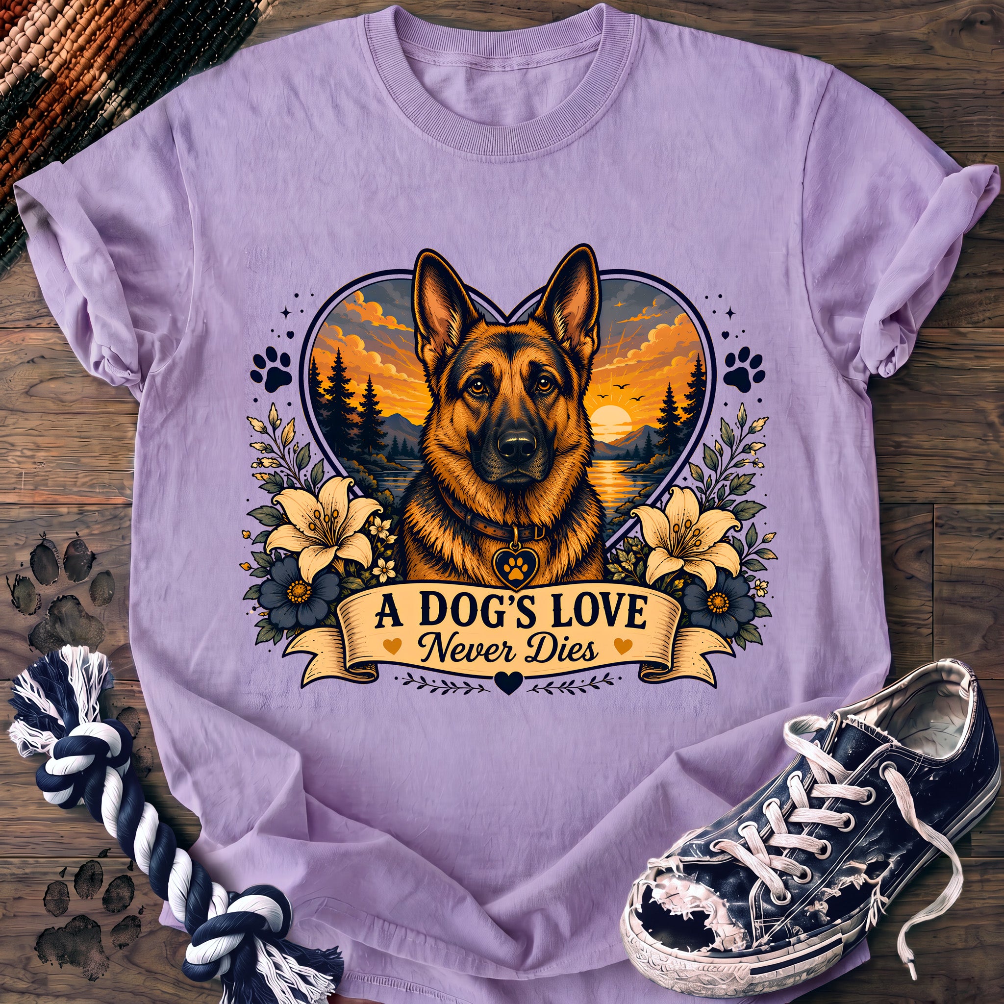 PAWSSION CLUB t-shirt in Orchid color - SKU PC-0092