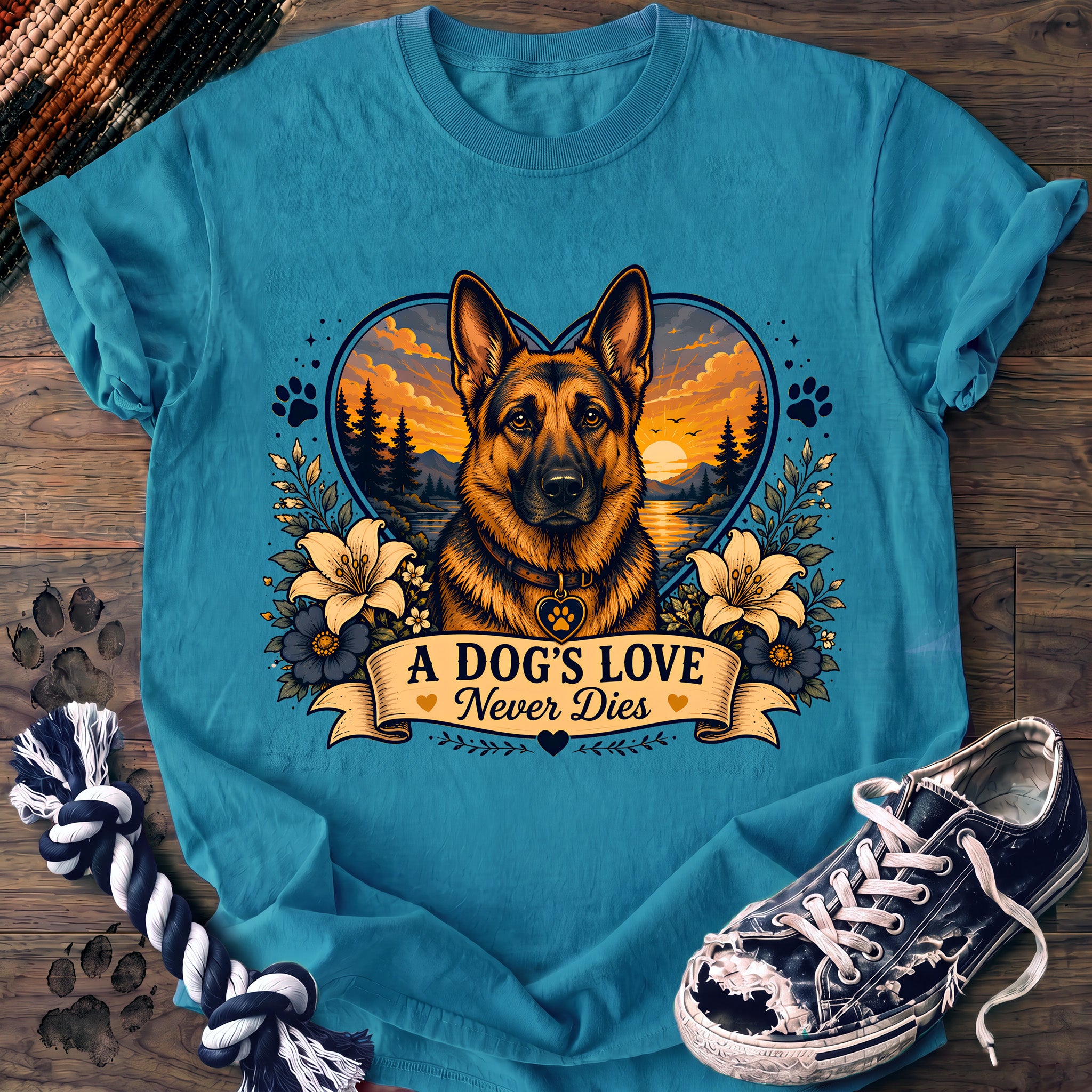 PAWSSION CLUB t-shirt in Sapphire color - SKU PC-0092