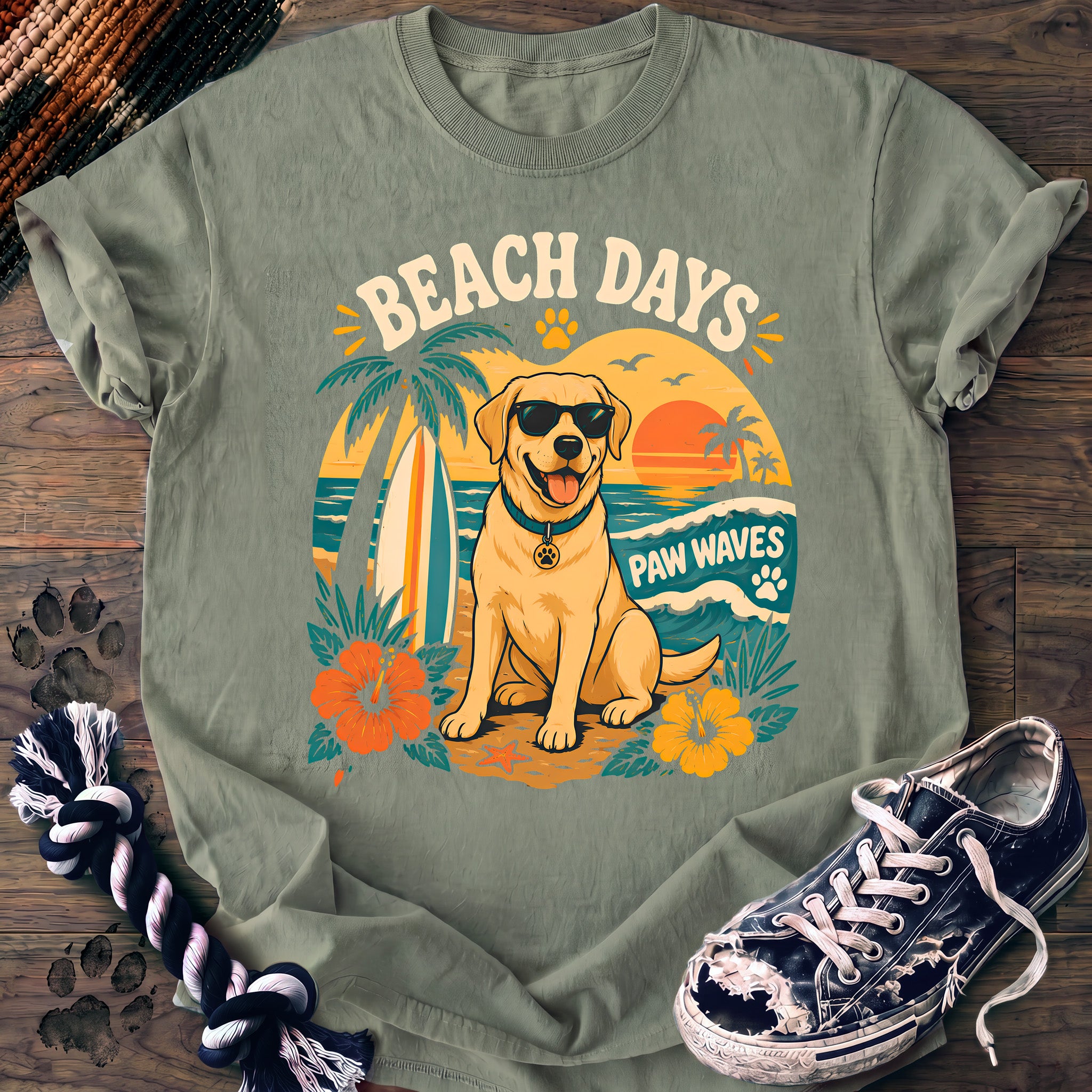 PAWSSION CLUB t-shirt in Bay color - SKU PC-0095