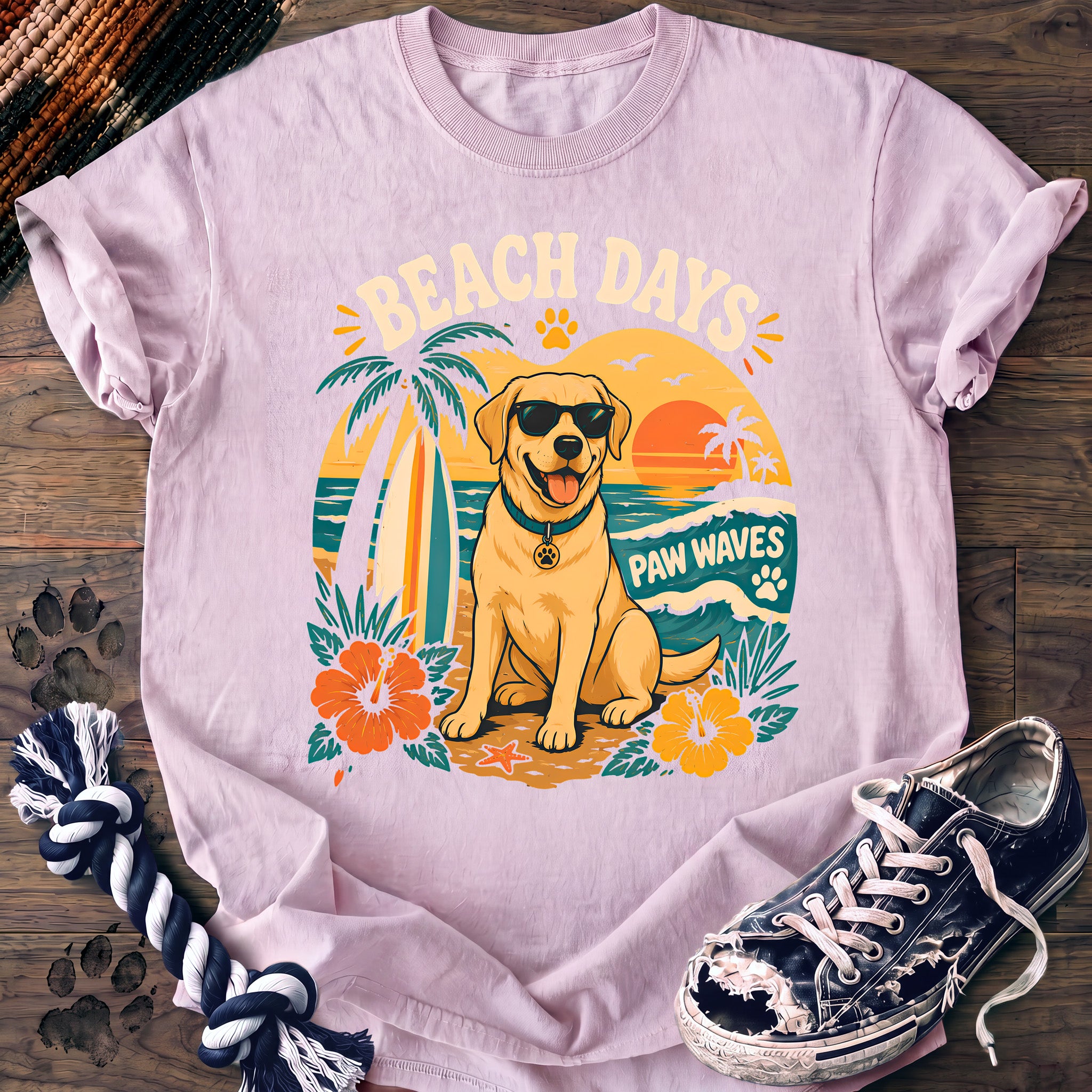 PAWSSION CLUB t-shirt in Blossom color - SKU PC-0095