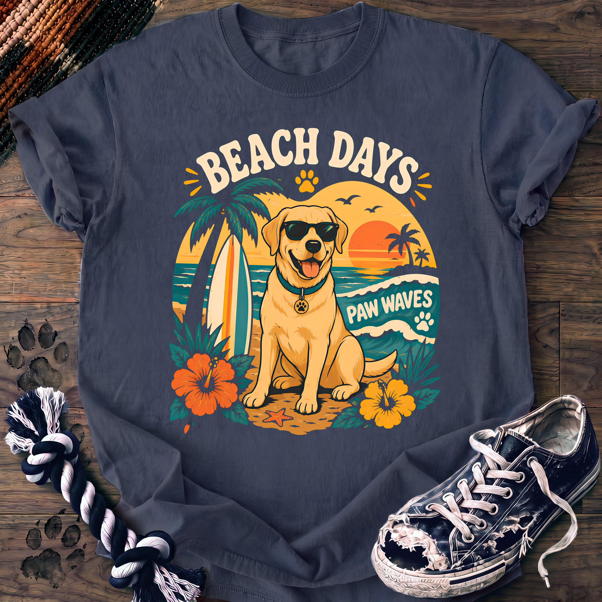 PAWSSION CLUB t-shirt in BlueJean color - SKU PC-0095
