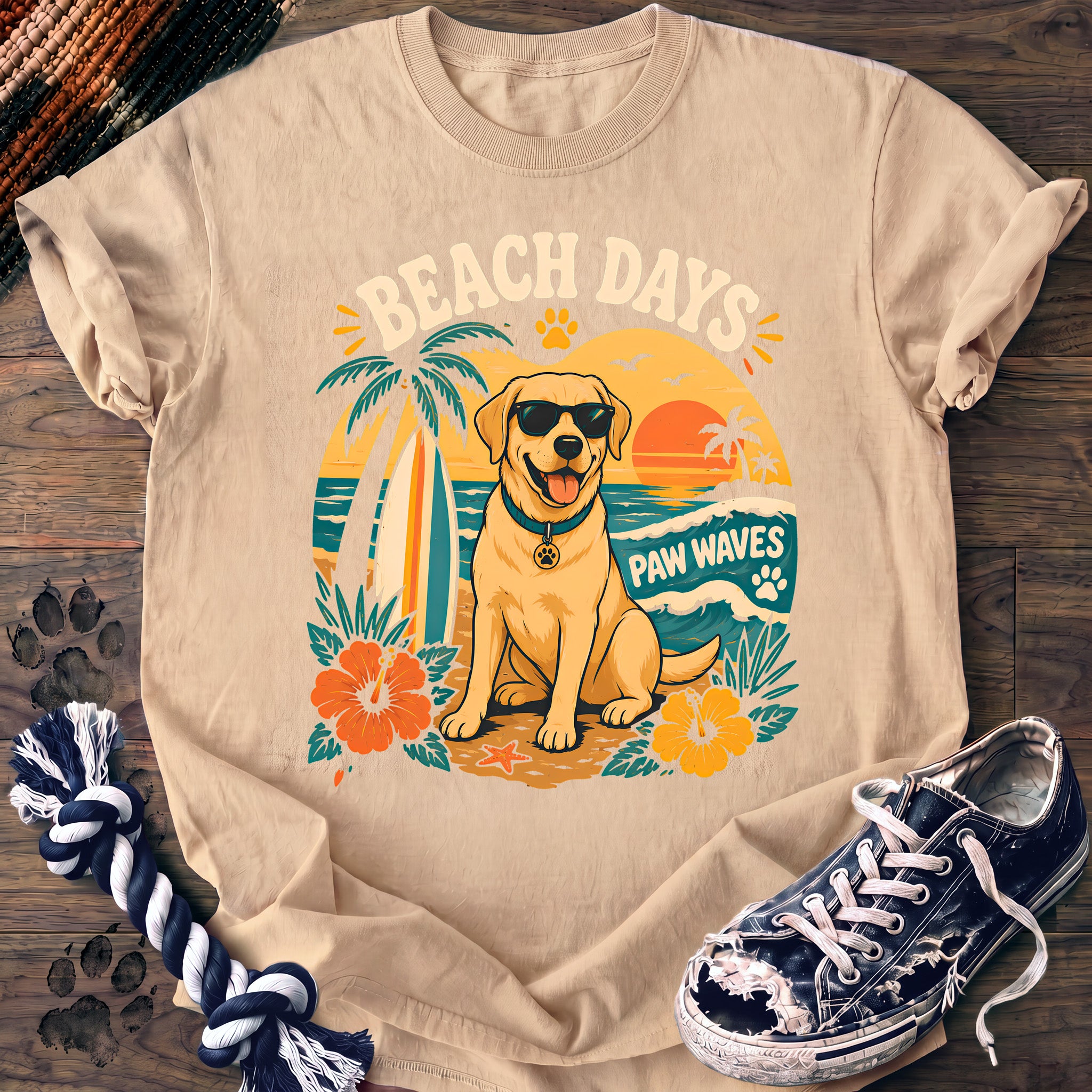 PAWSSION CLUB t-shirt in Ivory color - SKU PC-0095