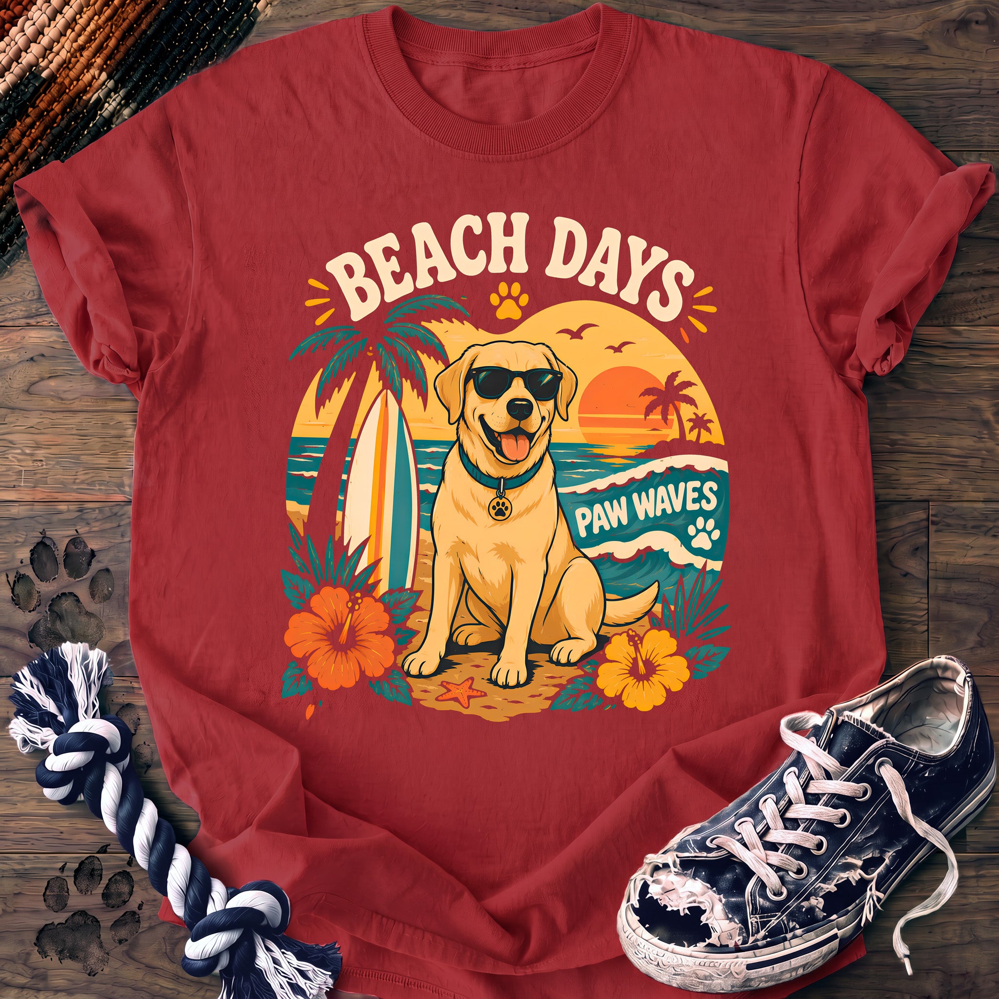 PAWSSION CLUB t-shirt in Watermelon color - SKU PC-0095