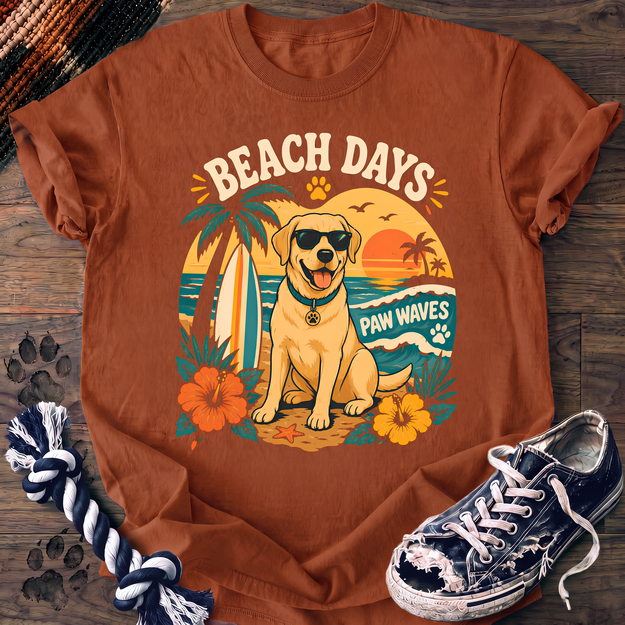 PAWSSION CLUB t-shirt in Yam color - SKU PC-0095