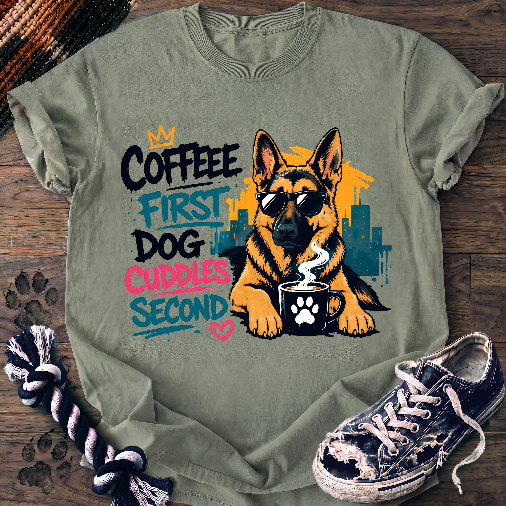 PAWSSION CLUB t-shirt in Bay color - SKU PC-0096