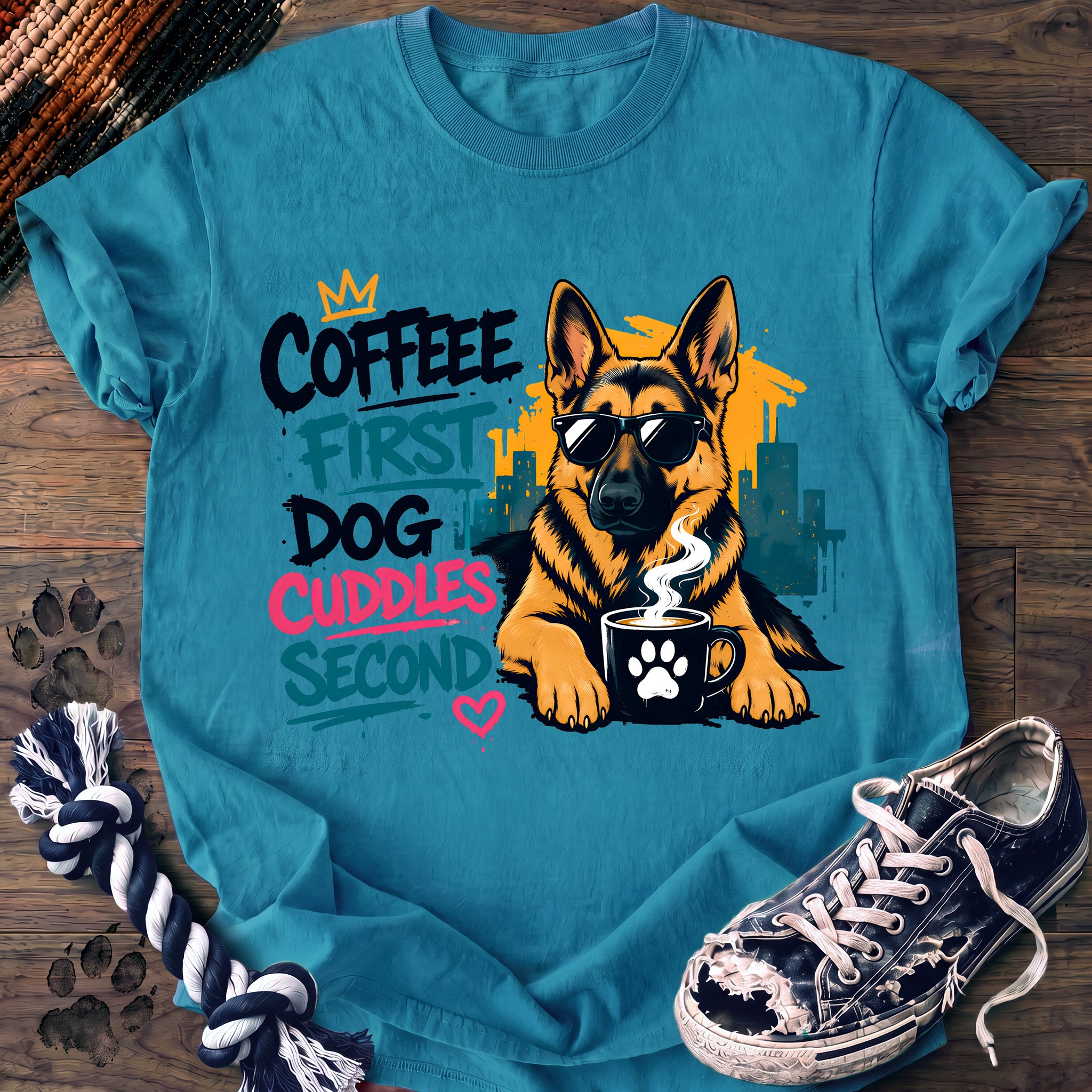 PAWSSION CLUB t-shirt in Sapphire color - SKU PC-0096