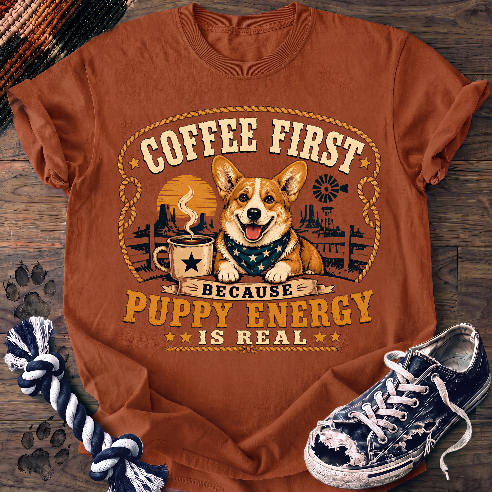 PAWSSION CLUB t-shirt in Yam color - SKU PC-0097