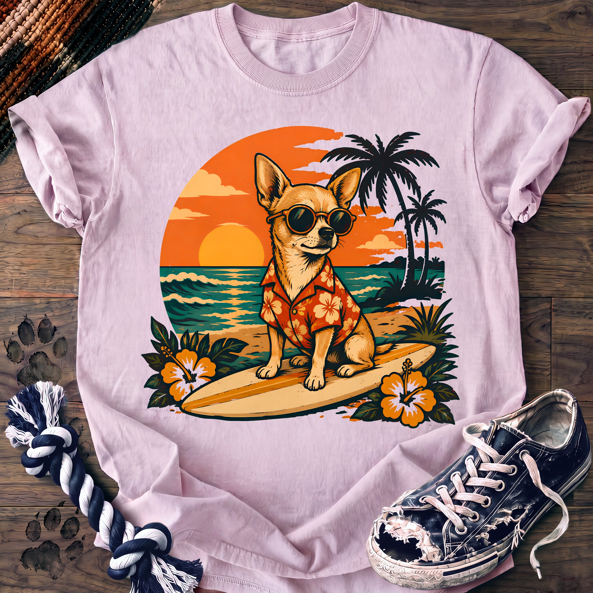 PAWSSION CLUB t-shirt in Blossom color - SKU PC-0098
