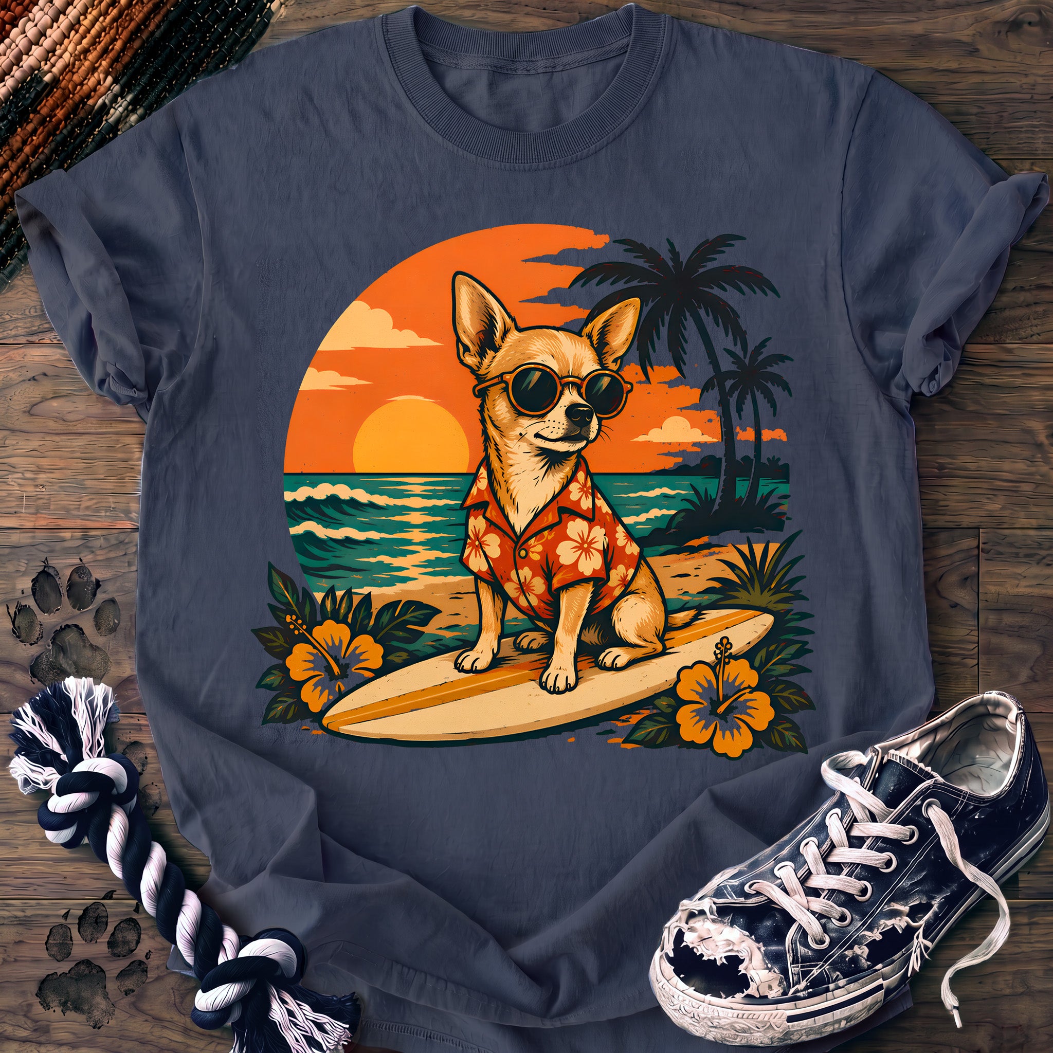 PAWSSION CLUB t-shirt in BlueJean color - SKU PC-0098