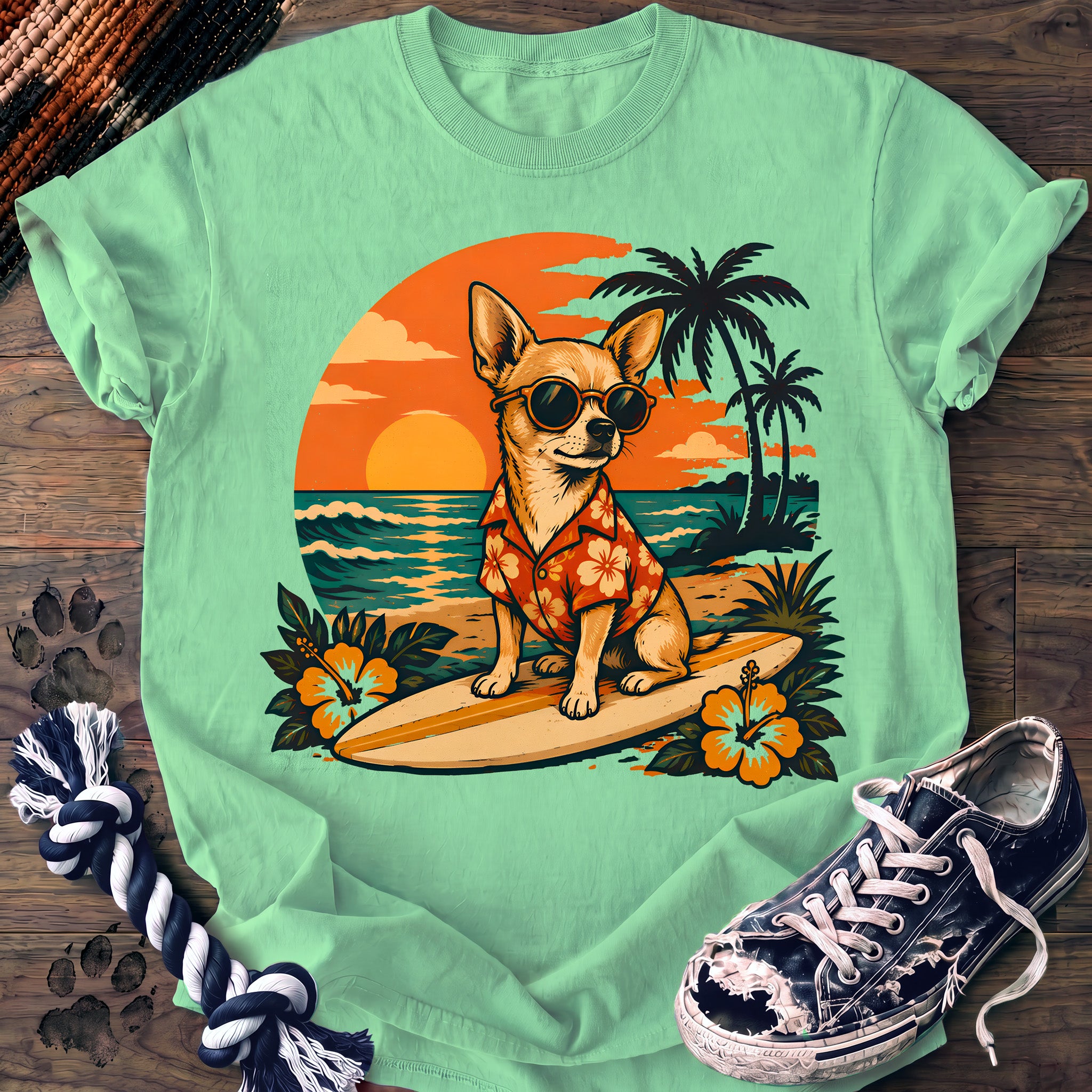 PAWSSION CLUB t-shirt in IslandReef color - SKU PC-0098