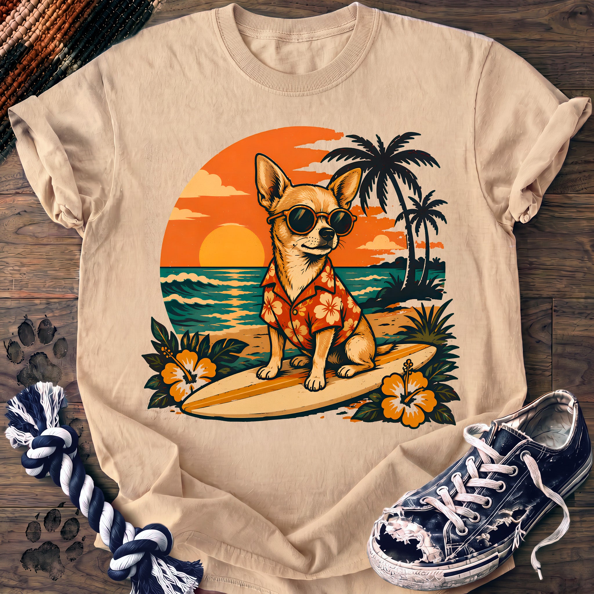 PAWSSION CLUB t-shirt in Ivory color - SKU PC-0098