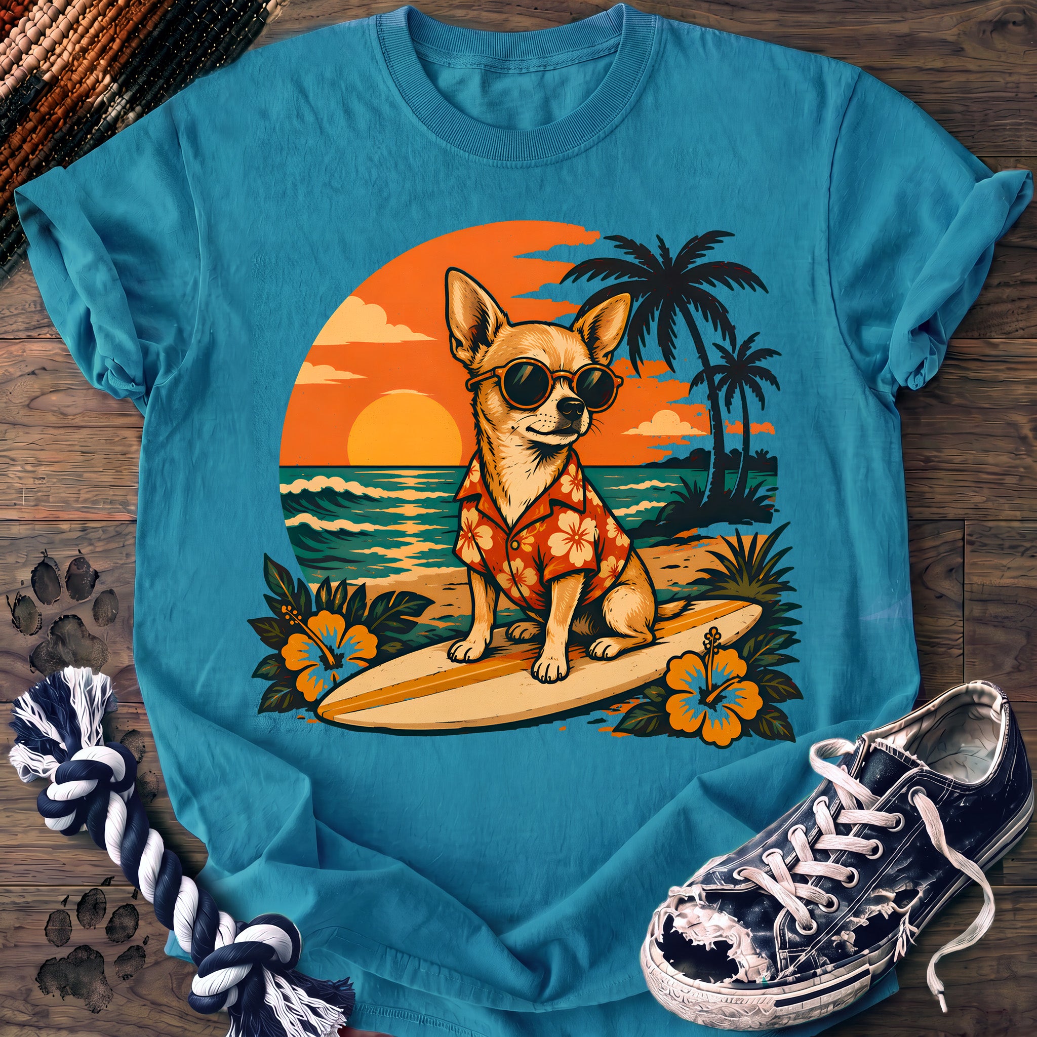 PAWSSION CLUB t-shirt in Sapphire color - SKU PC-0098