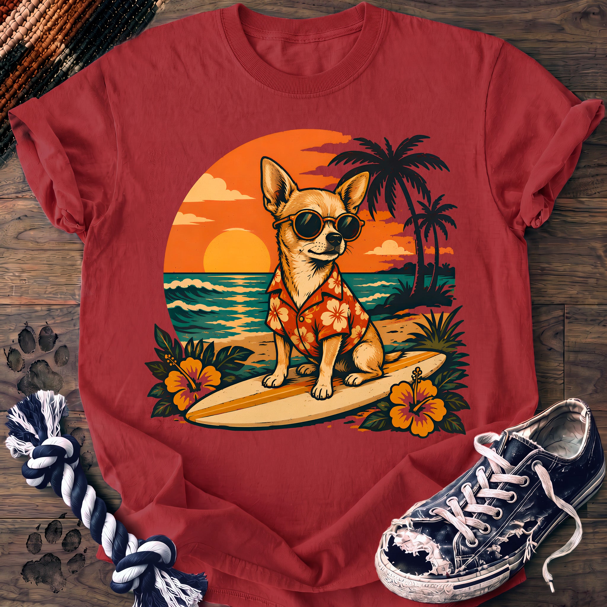 PAWSSION CLUB t-shirt in Watermelon color - SKU PC-0098