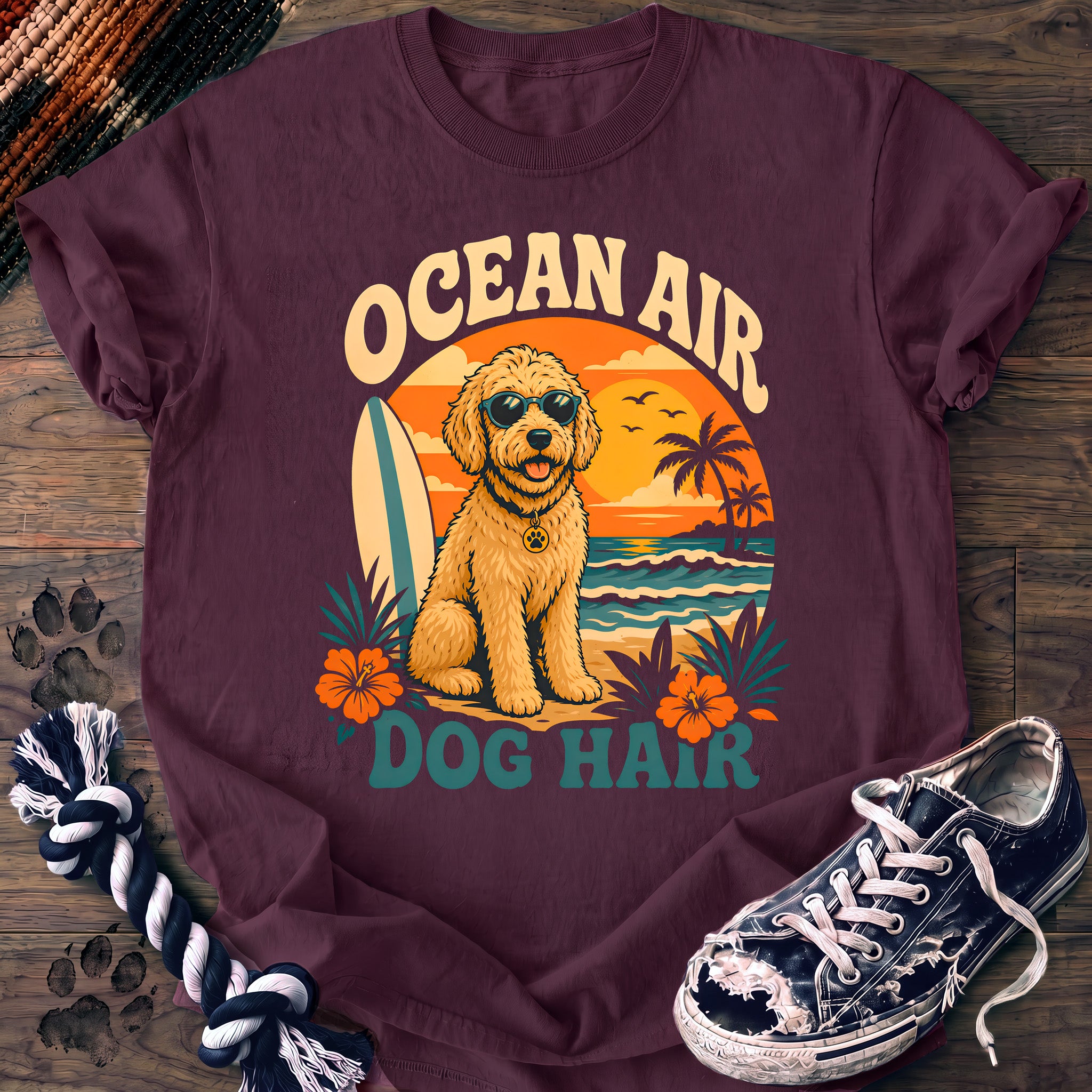 PAWSSION CLUB t-shirt in Berry color - SKU PC-0099