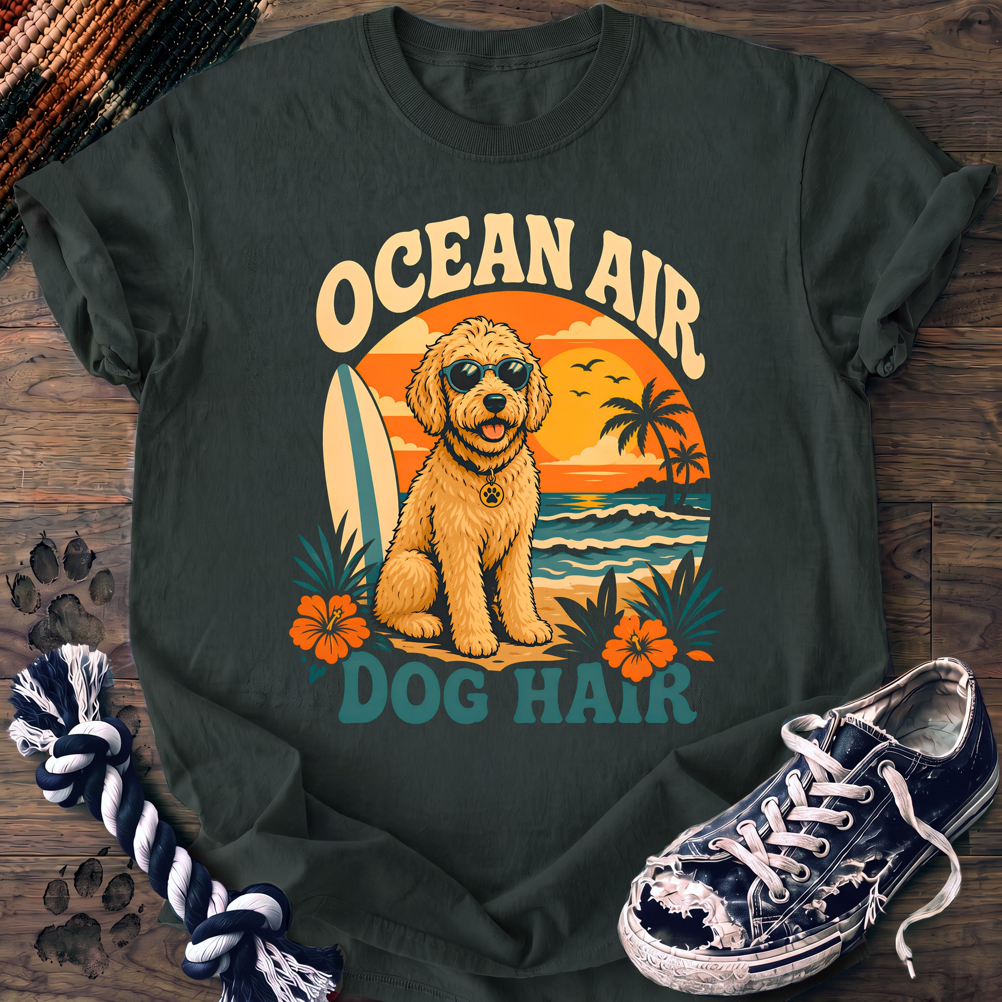 PAWSSION CLUB t-shirt in BlueSpruce color - SKU PC-0099