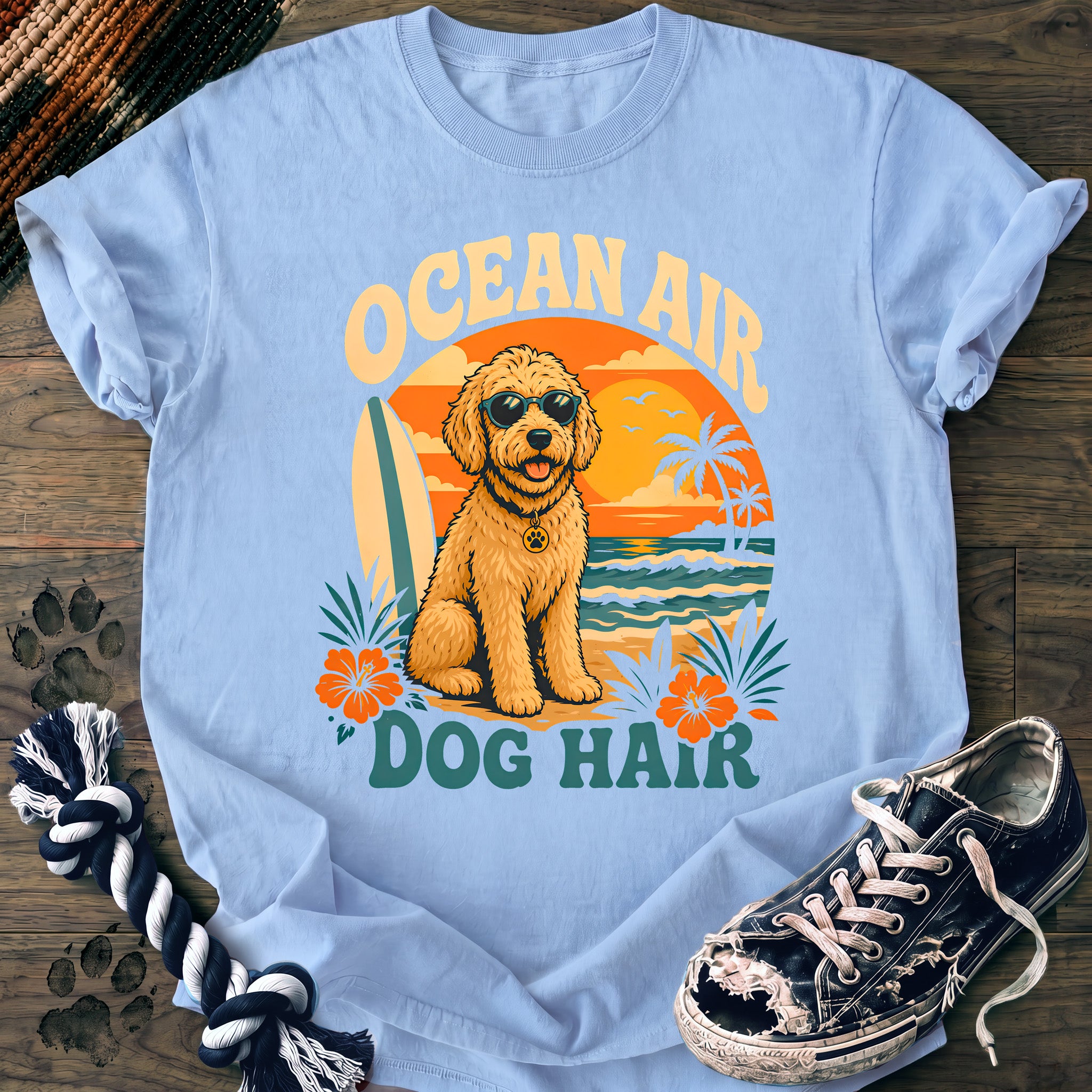 PAWSSION CLUB t-shirt in Chambray color - SKU PC-0099