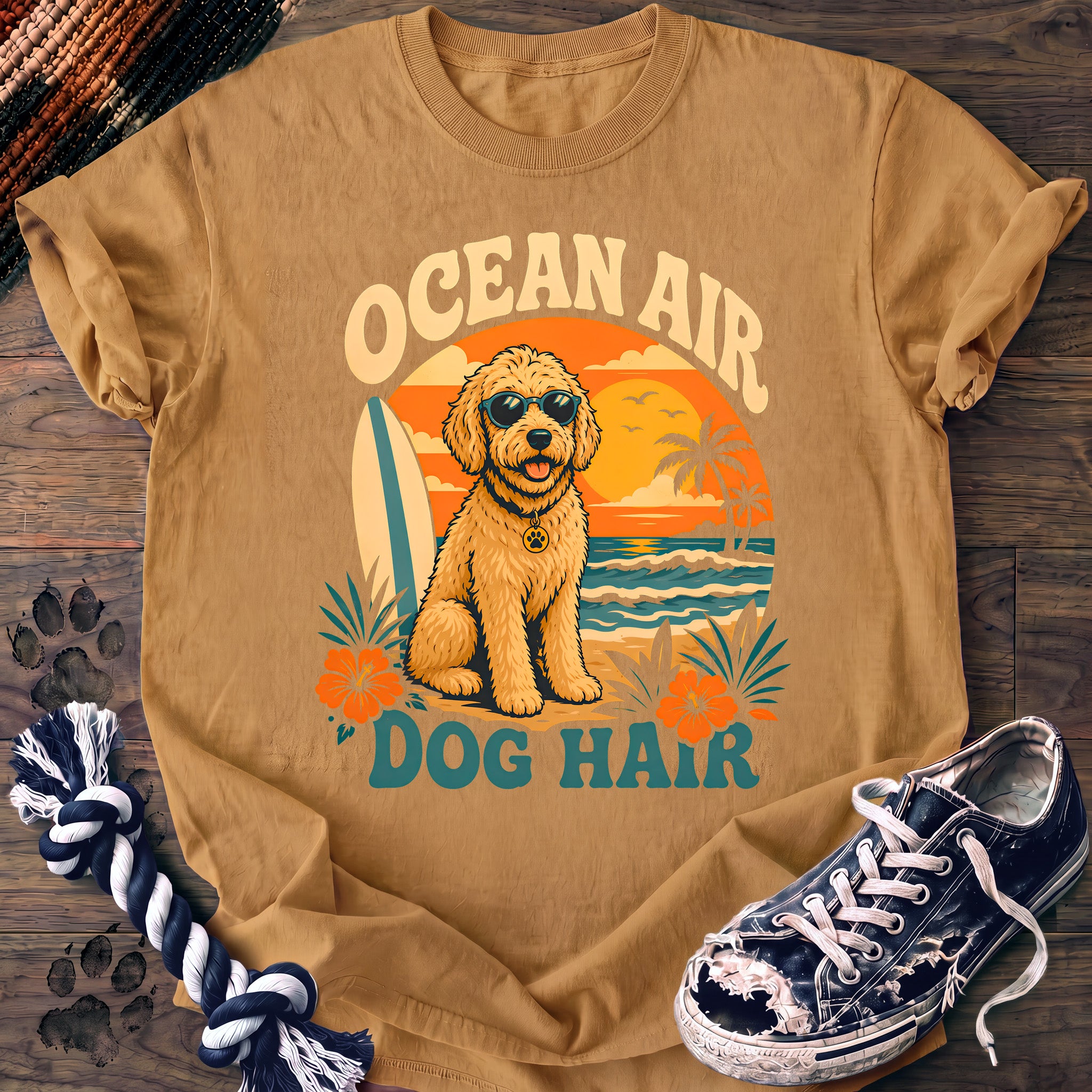 PAWSSION CLUB t-shirt in Mustard color - SKU PC-0099