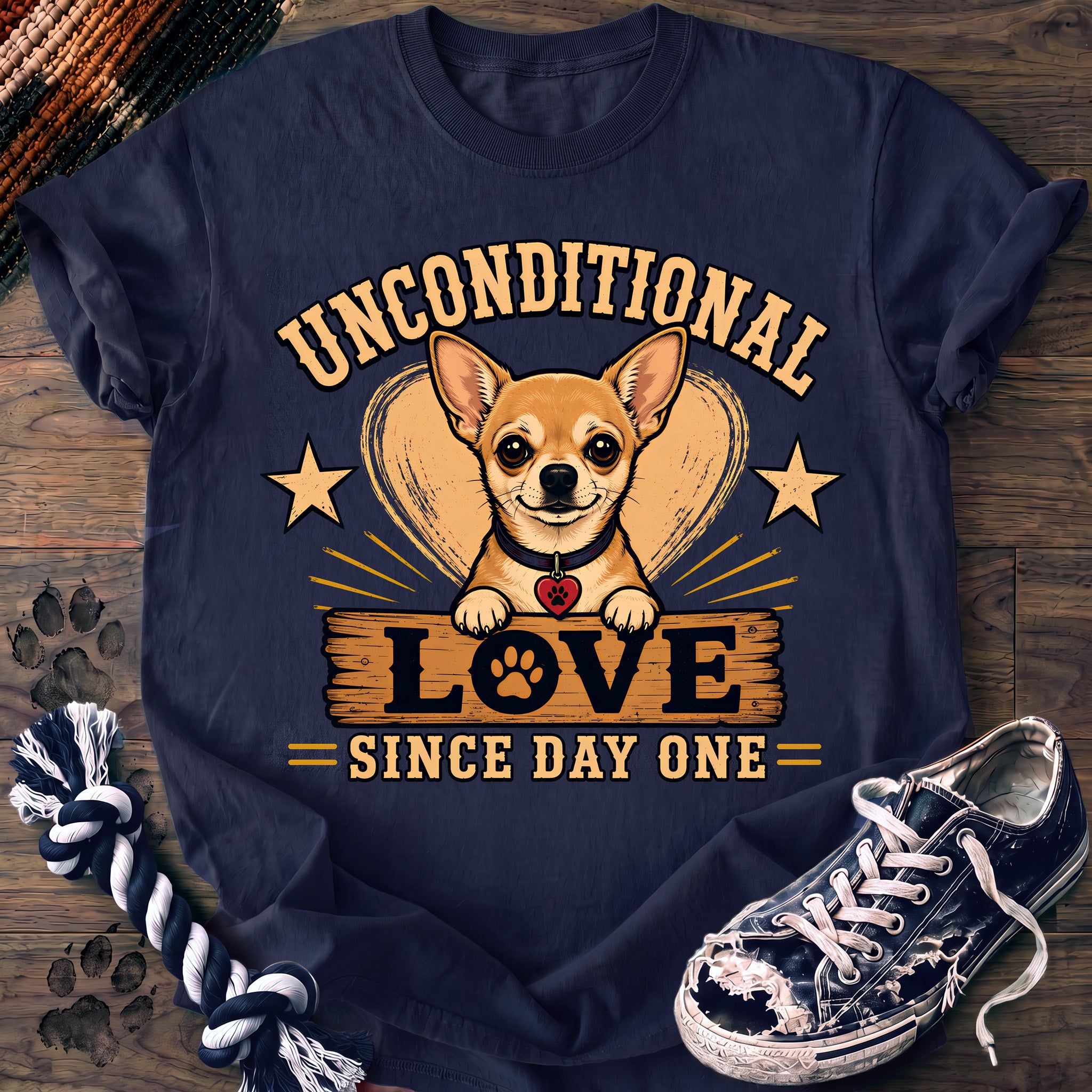 PAWSSION CLUB t-shirt in Navy color - SKU PC-0101