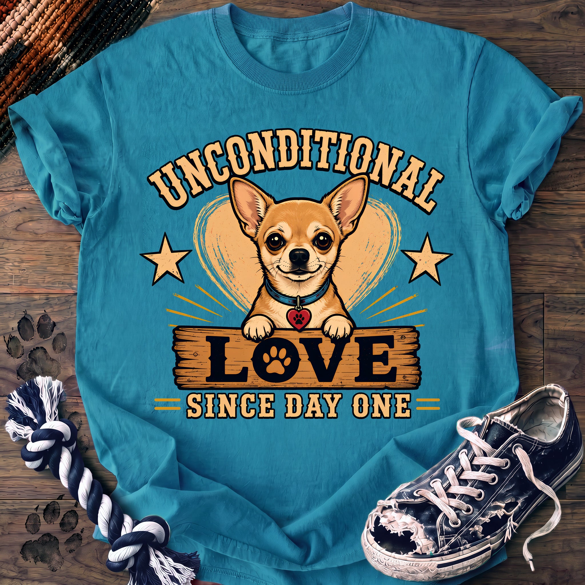 PAWSSION CLUB t-shirt in Sapphire color - SKU PC-0101