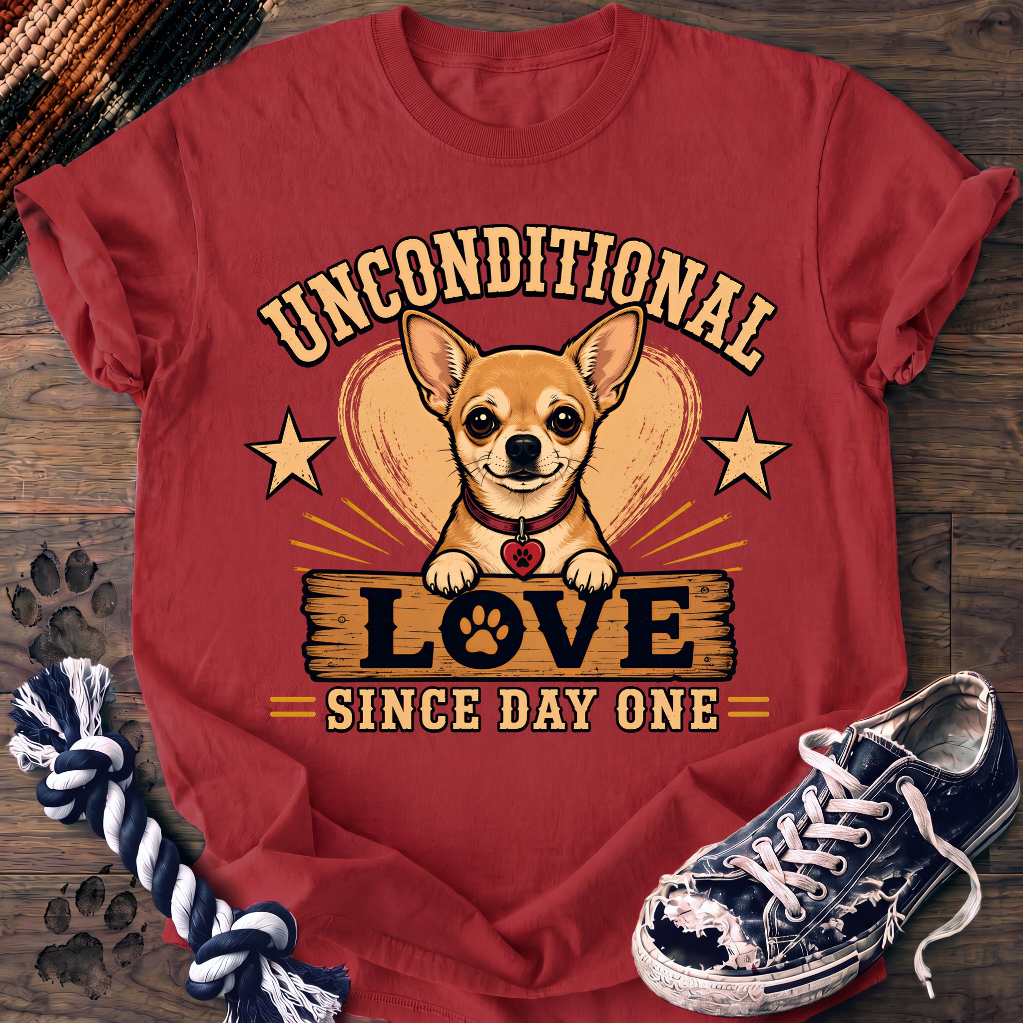 PAWSSION CLUB t-shirt in Watermelon color - SKU PC-0101