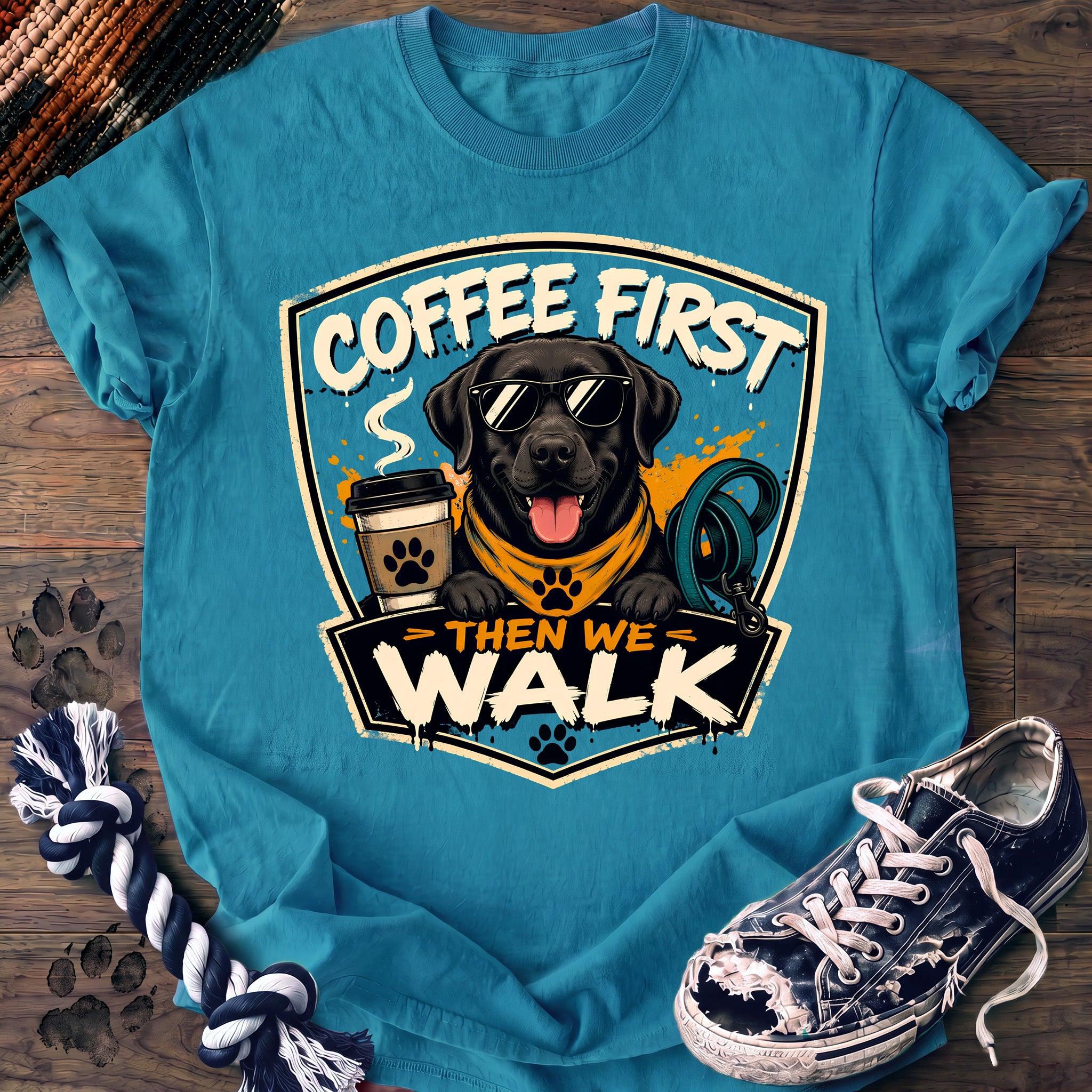 PAWSSION CLUB t-shirt in Sapphire color - SKU PC-0102