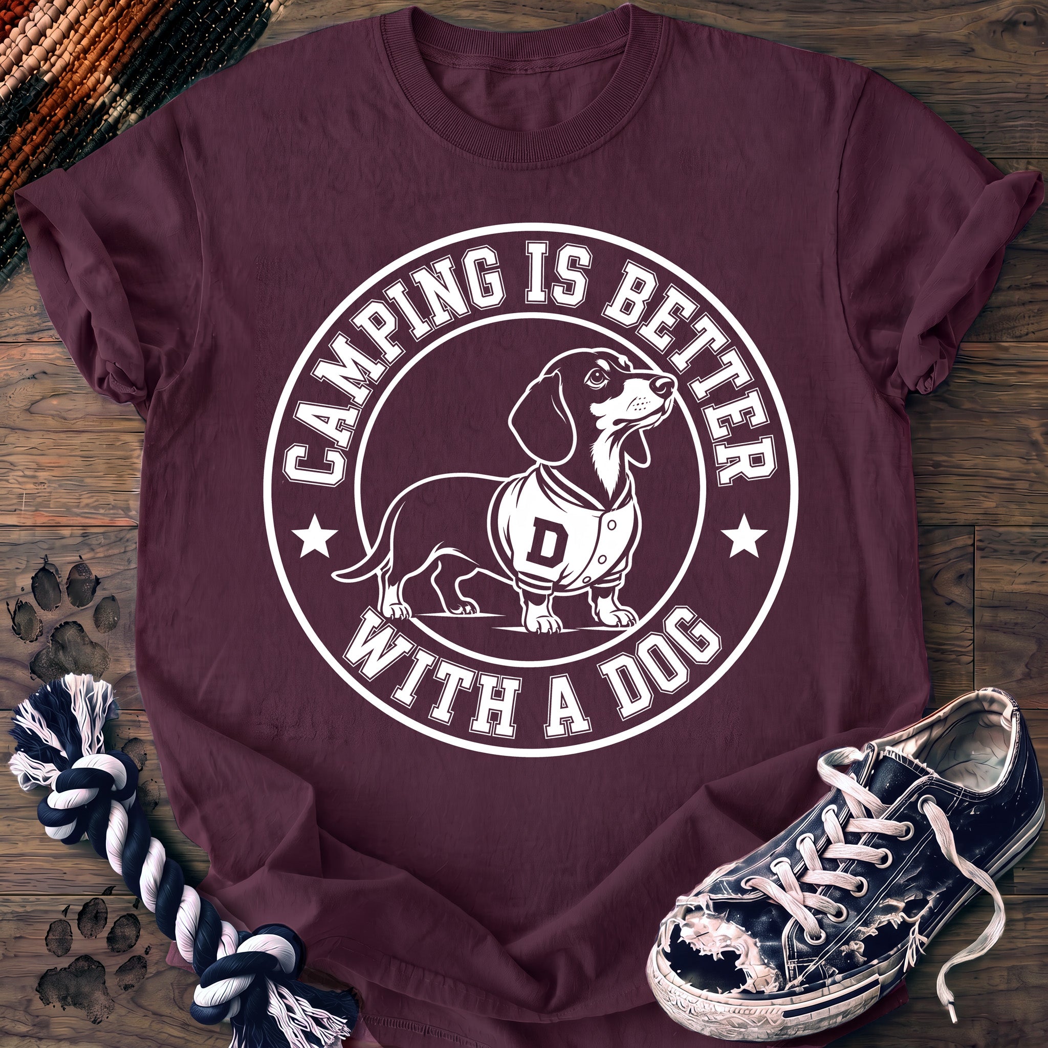 PAWSSION CLUB t-shirt in Berry color - SKU PC-0103
