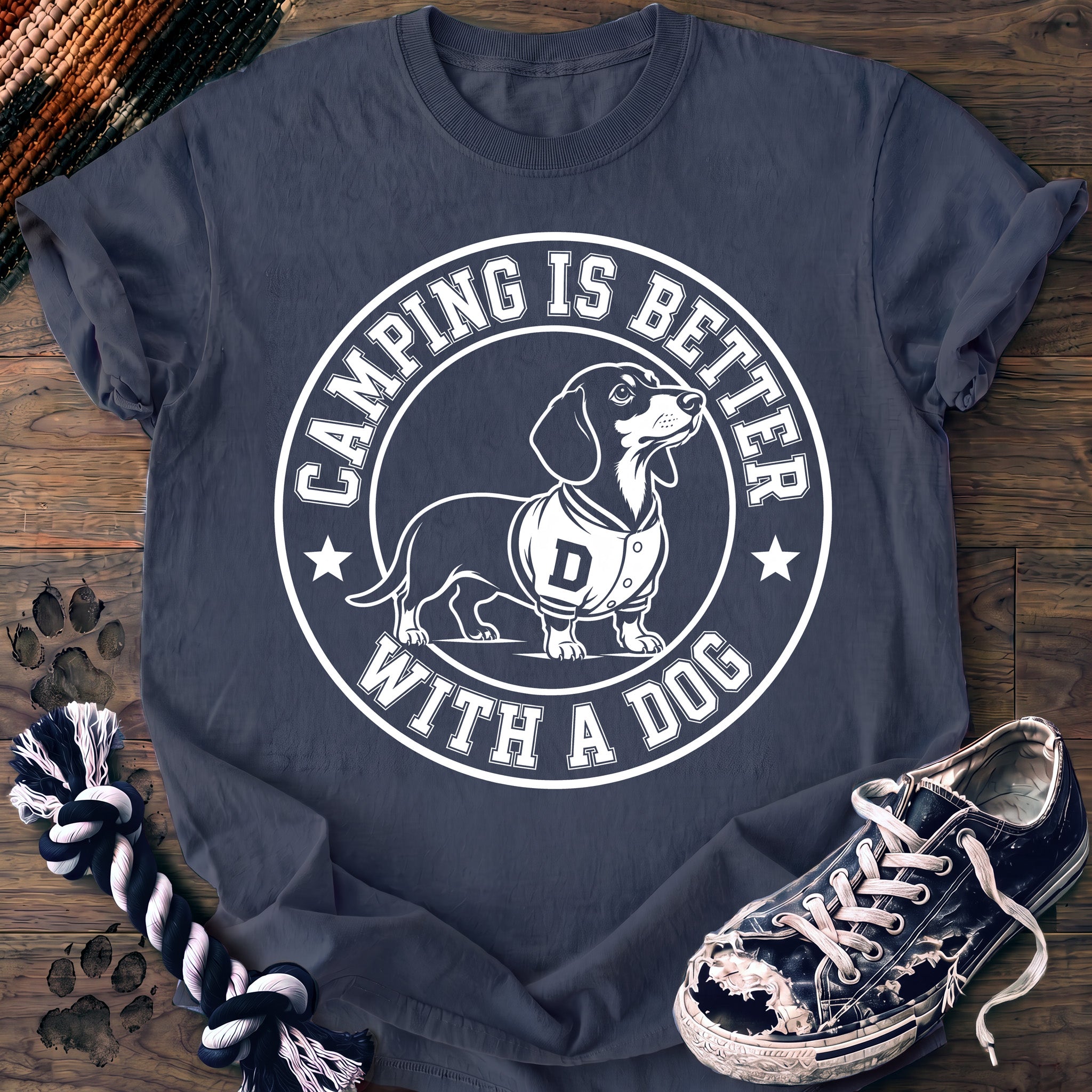 PAWSSION CLUB t-shirt in BlueJean color - SKU PC-0103