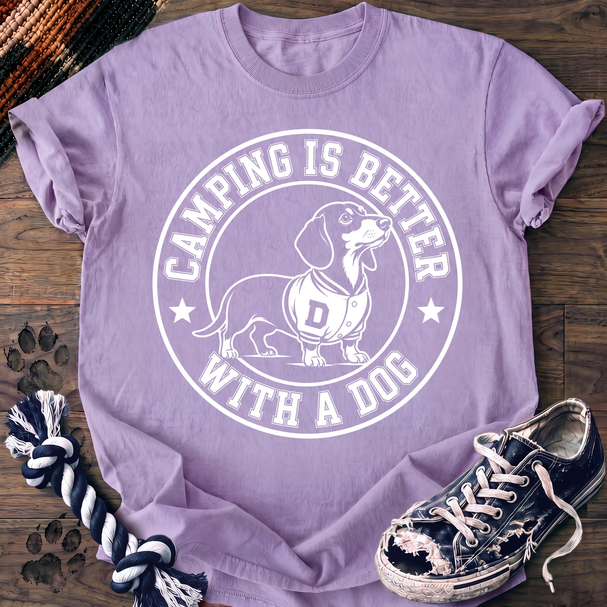 PAWSSION CLUB t-shirt in Orchid color - SKU PC-0103