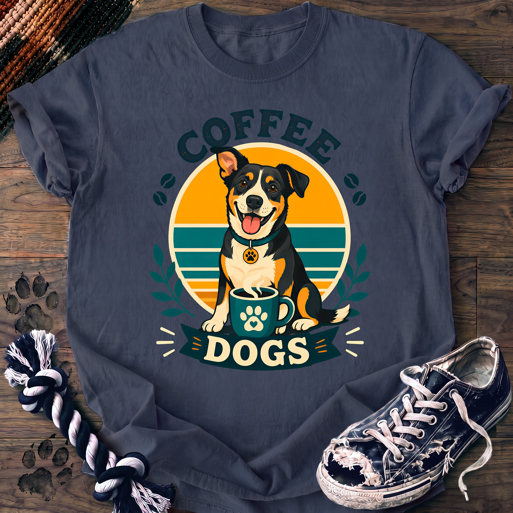 PAWSSION CLUB t-shirt in BlueJean color - SKU PC-0106