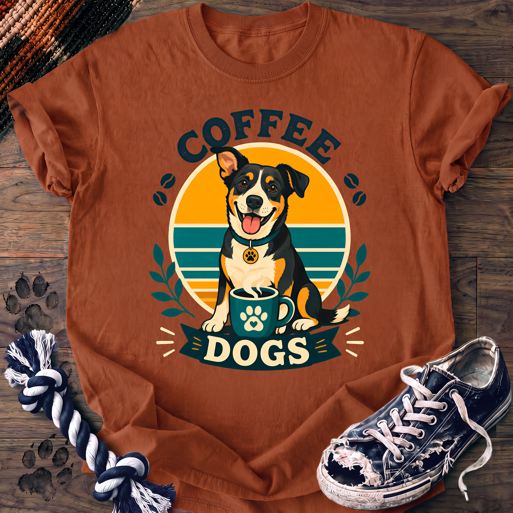 PAWSSION CLUB t-shirt in Yam color - SKU PC-0106