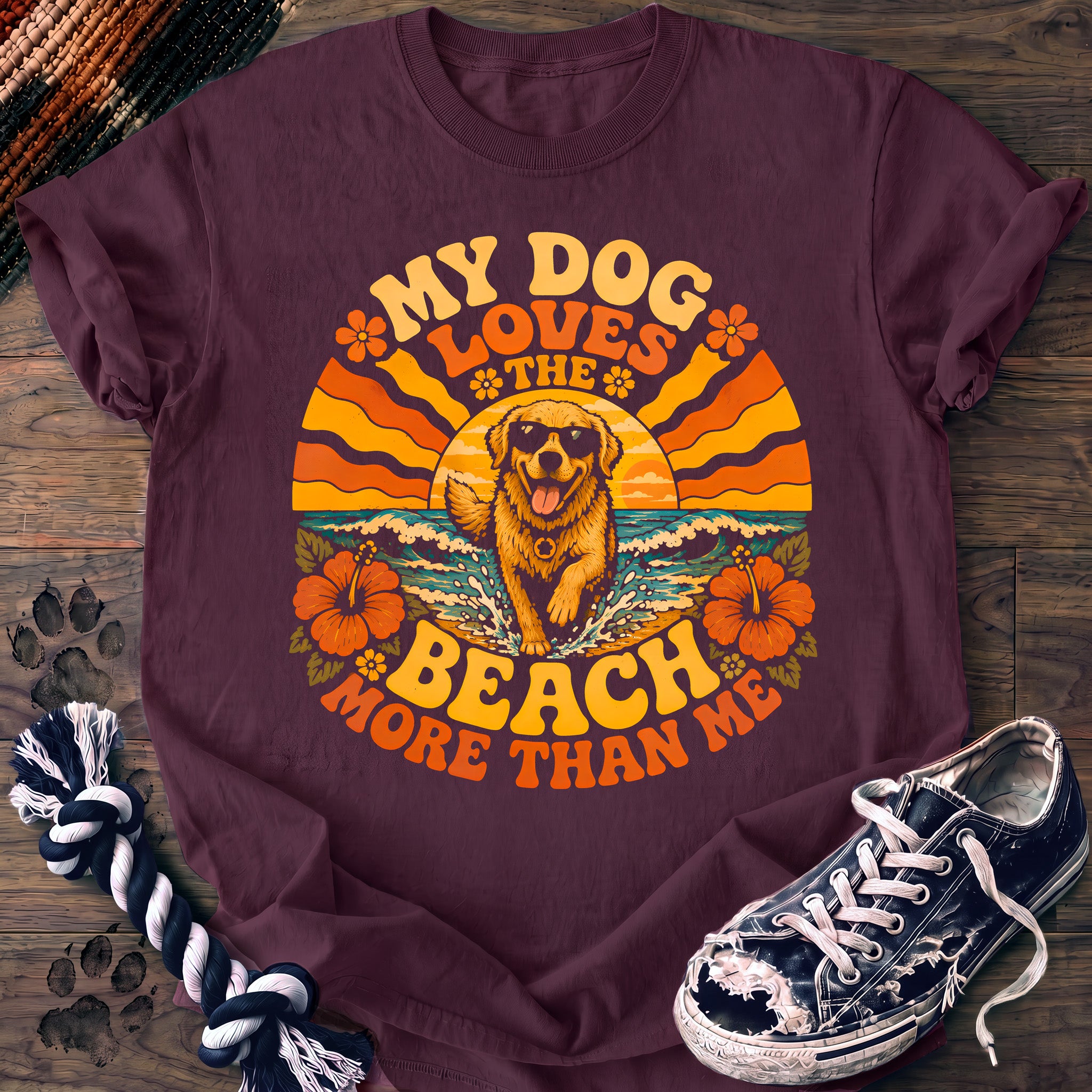 PAWSSION CLUB t-shirt in Berry color - SKU PC-0107