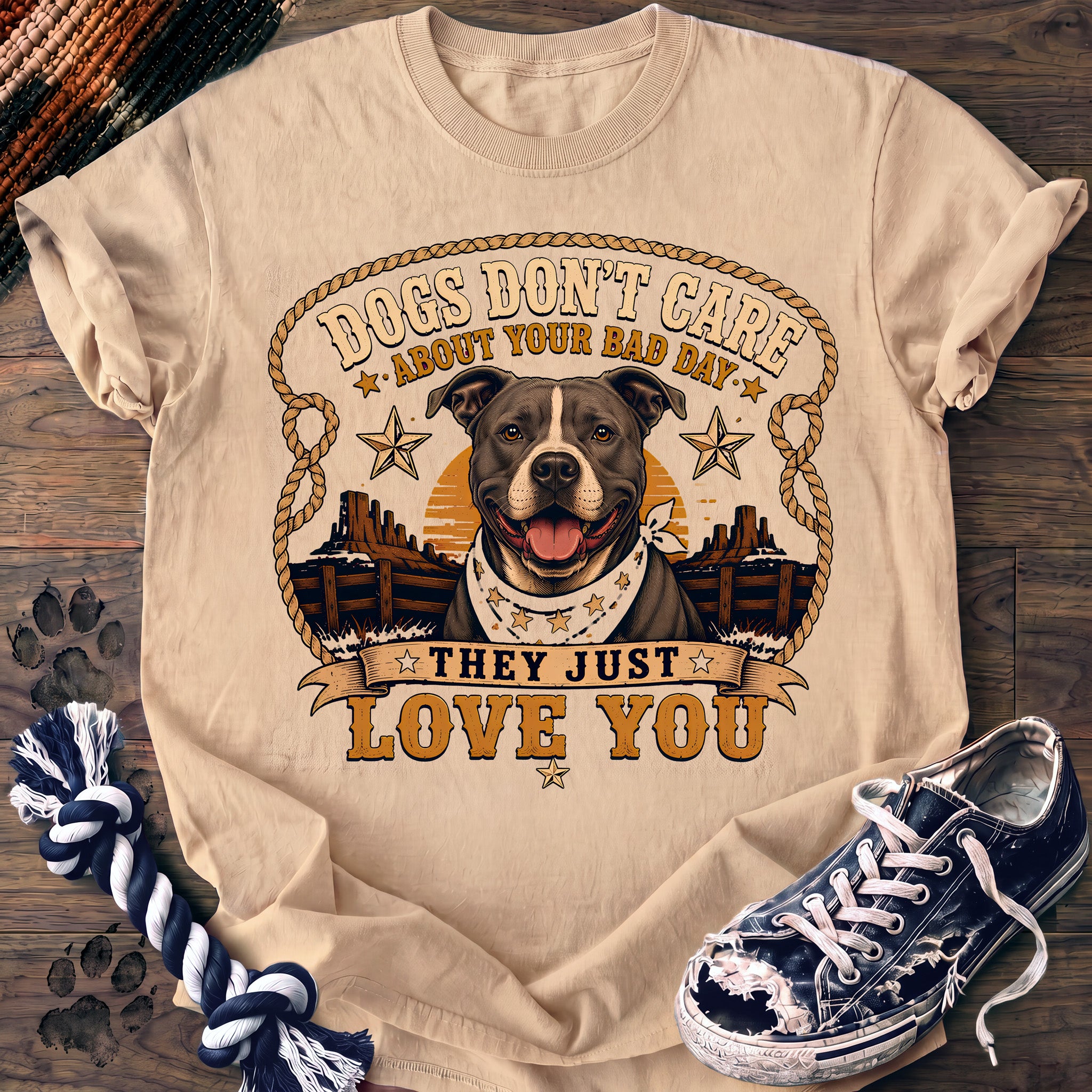 PAWSSION CLUB t-shirt in Ivory color - SKU PC-0108