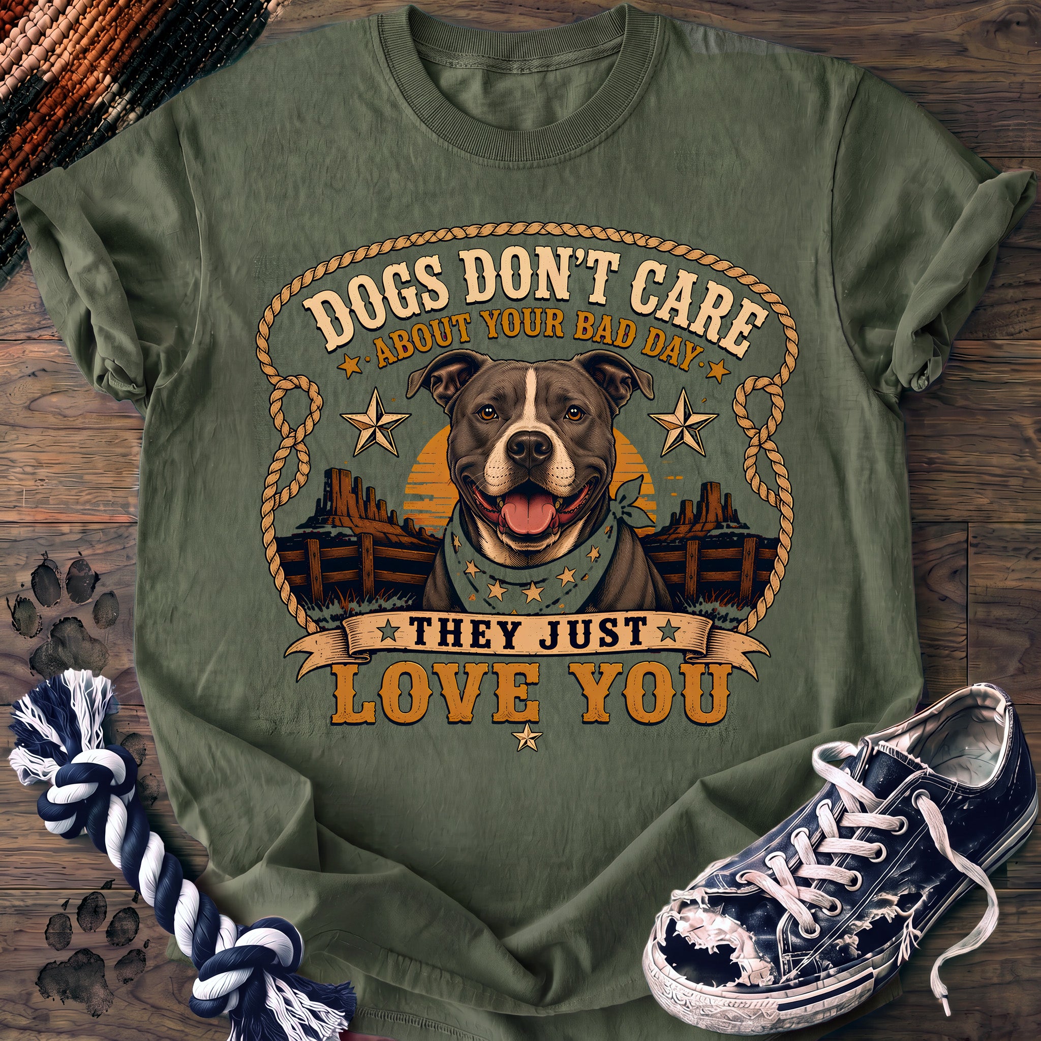 PAWSSION CLUB t-shirt in LightGreen color - SKU PC-0108