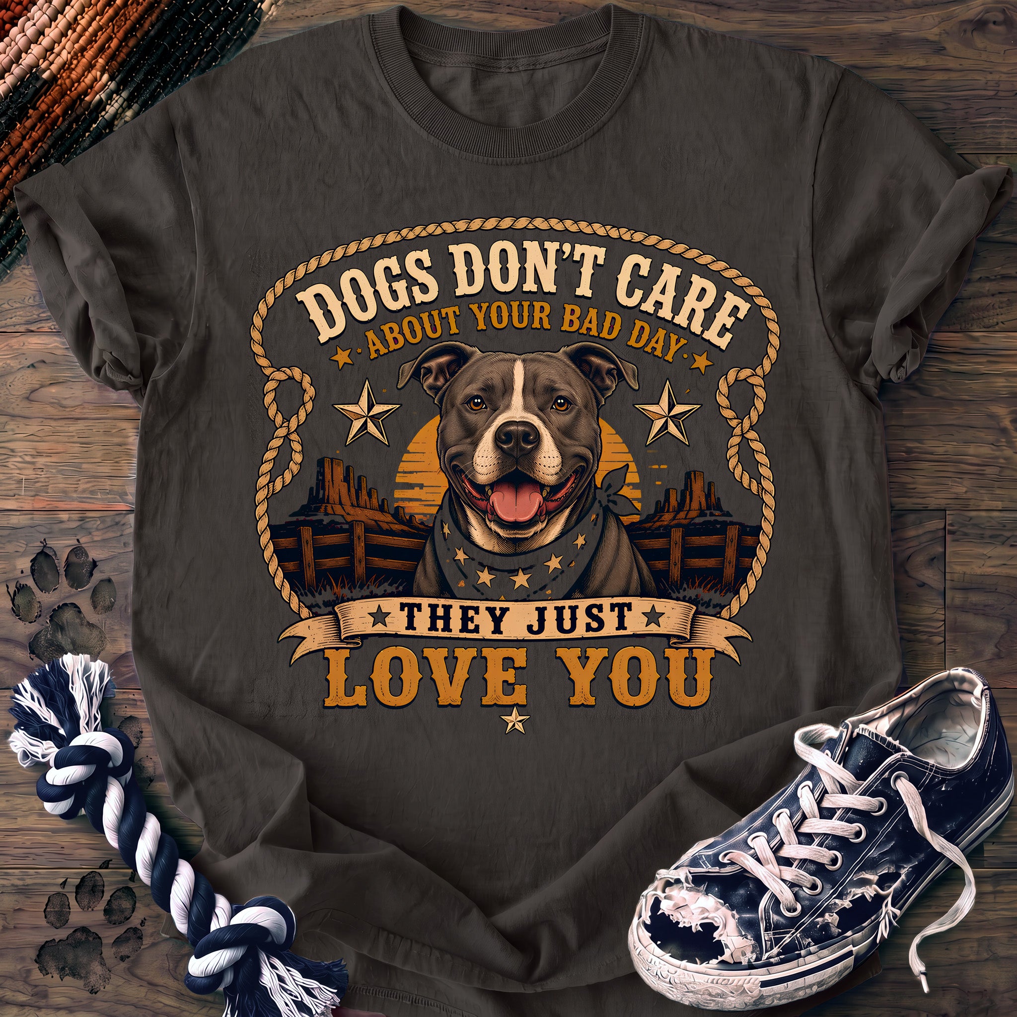 PAWSSION CLUB t-shirt in Pepper color - SKU PC-0108