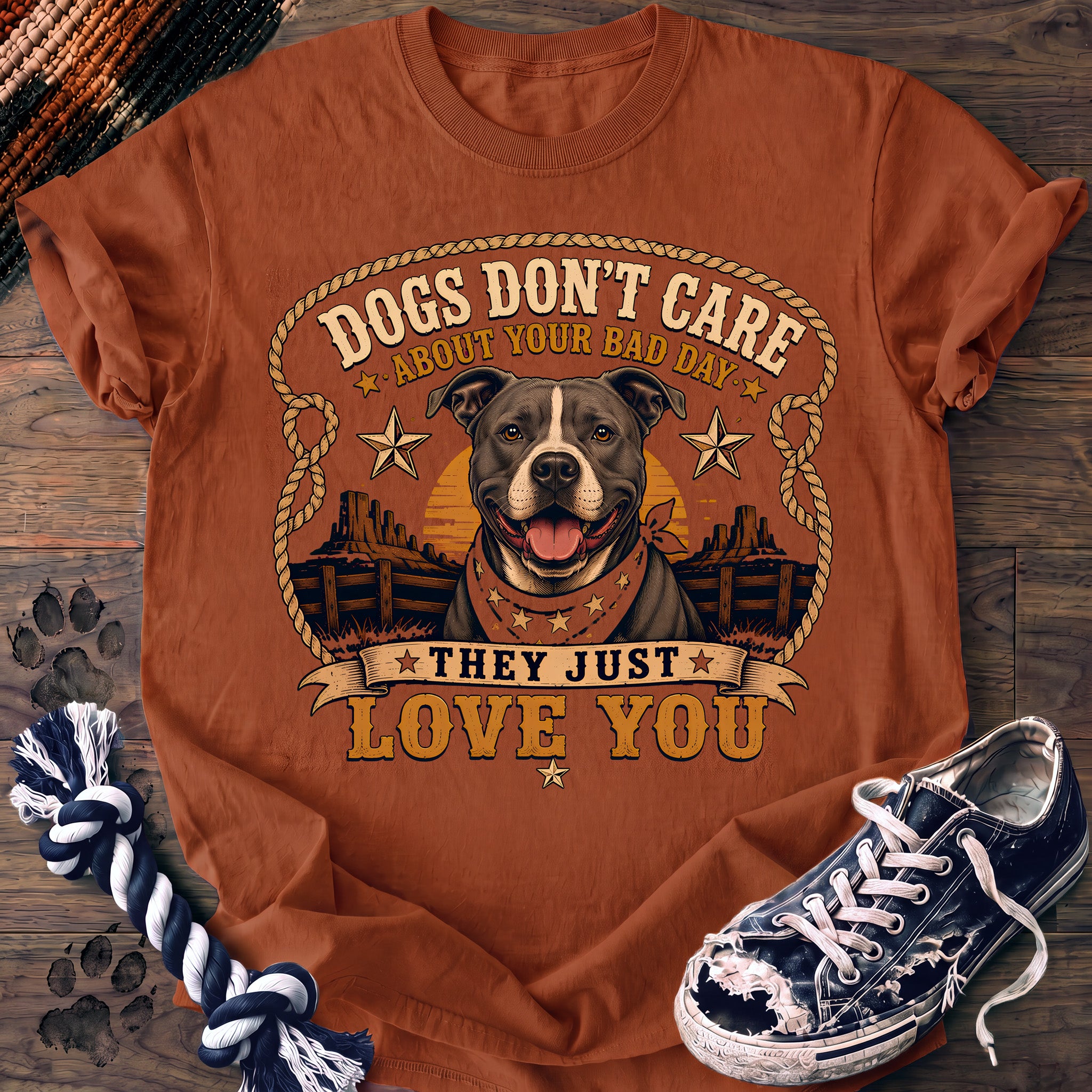 PAWSSION CLUB t-shirt in Yam color - SKU PC-0108