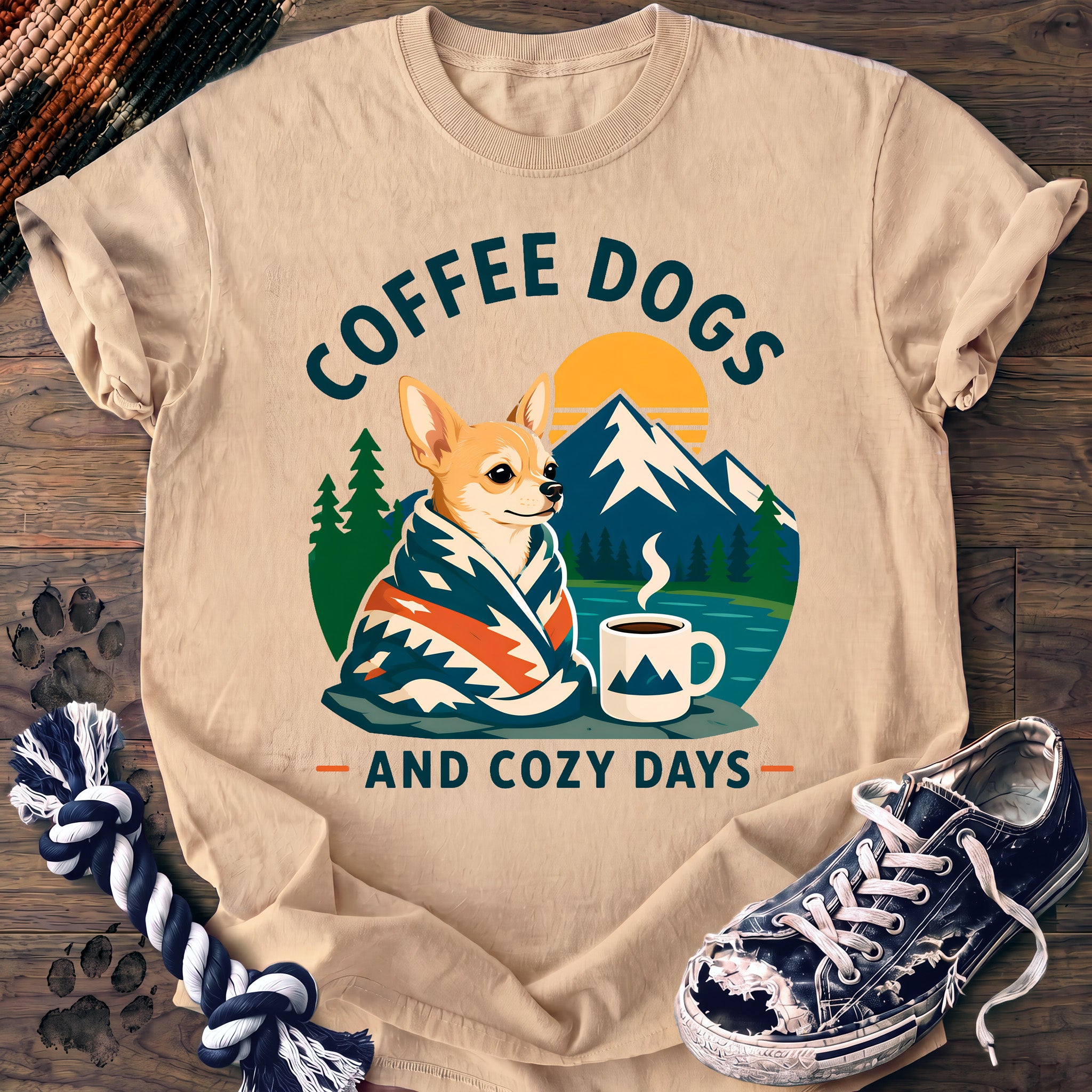 PAWSSION CLUB t-shirt in Ivory color - SKU PC-0109