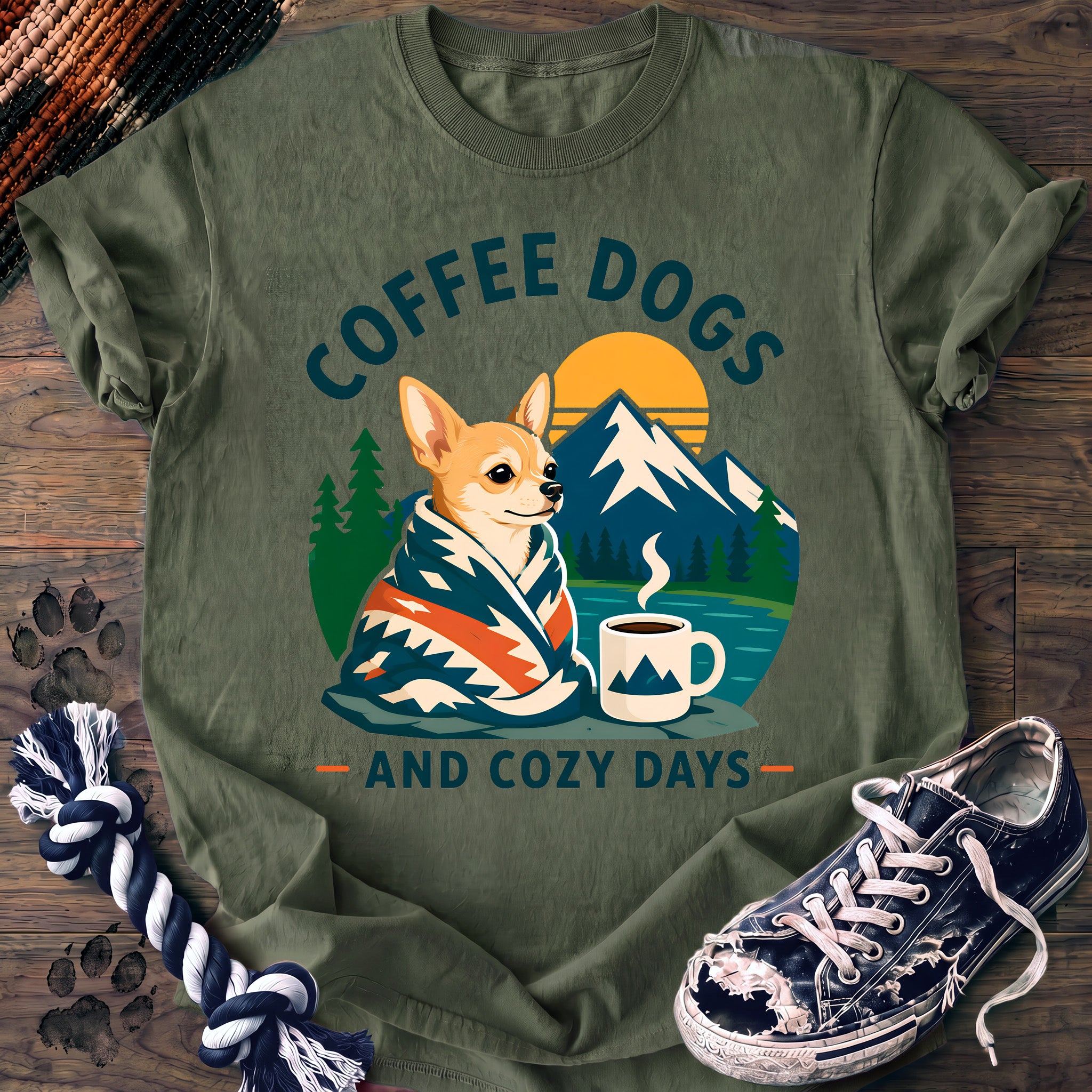 PAWSSION CLUB t-shirt in LightGreen color - SKU PC-0109