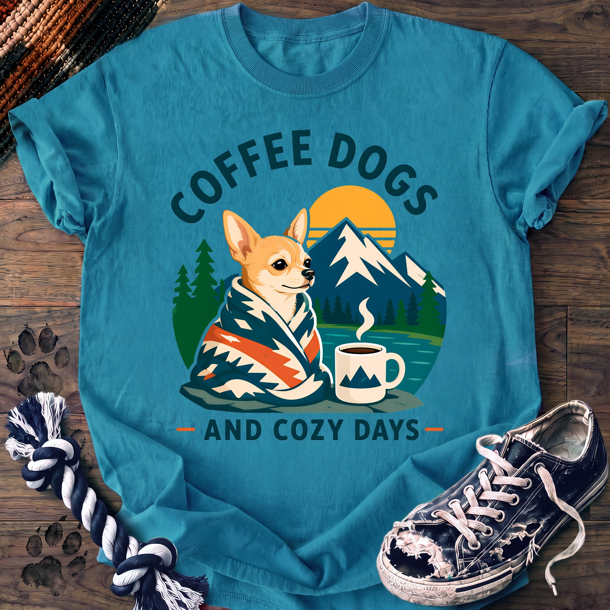 PAWSSION CLUB t-shirt in Sapphire color - SKU PC-0109