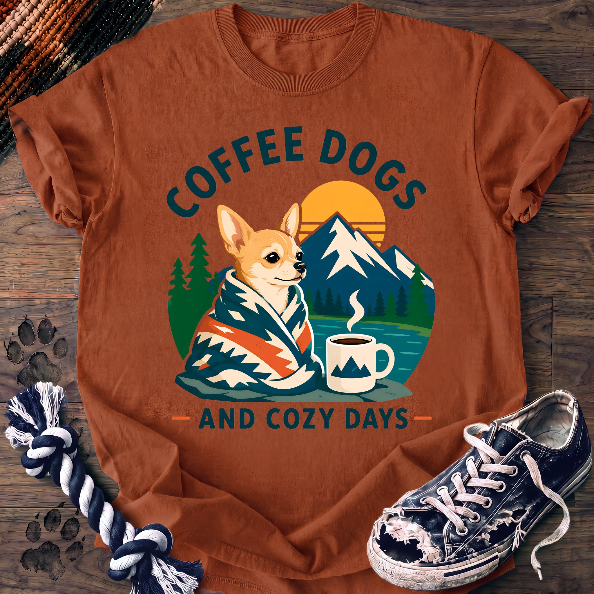 PAWSSION CLUB t-shirt in Yam color - SKU PC-0109