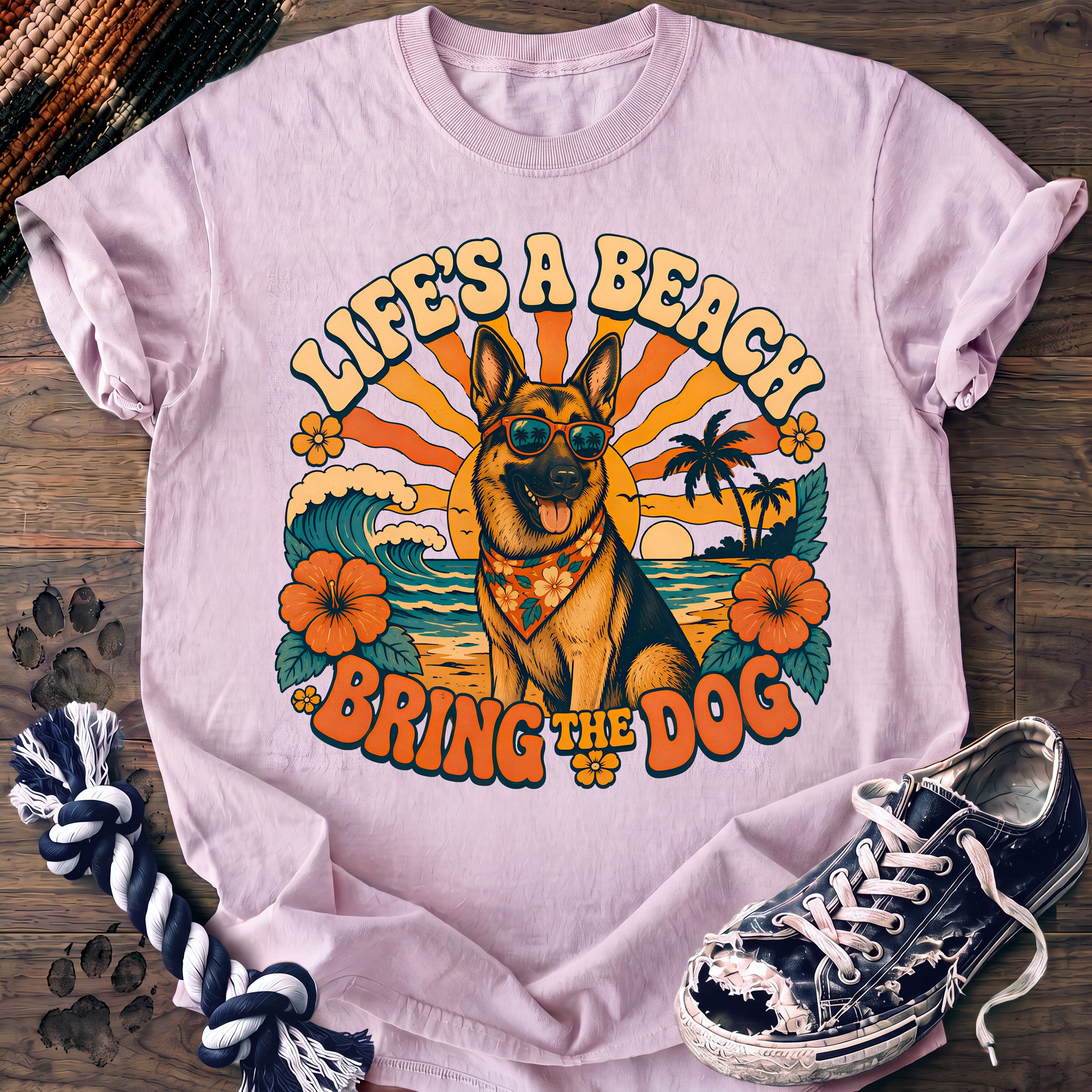 PAWSSION CLUB t-shirt in Blossom color - SKU PC-0110