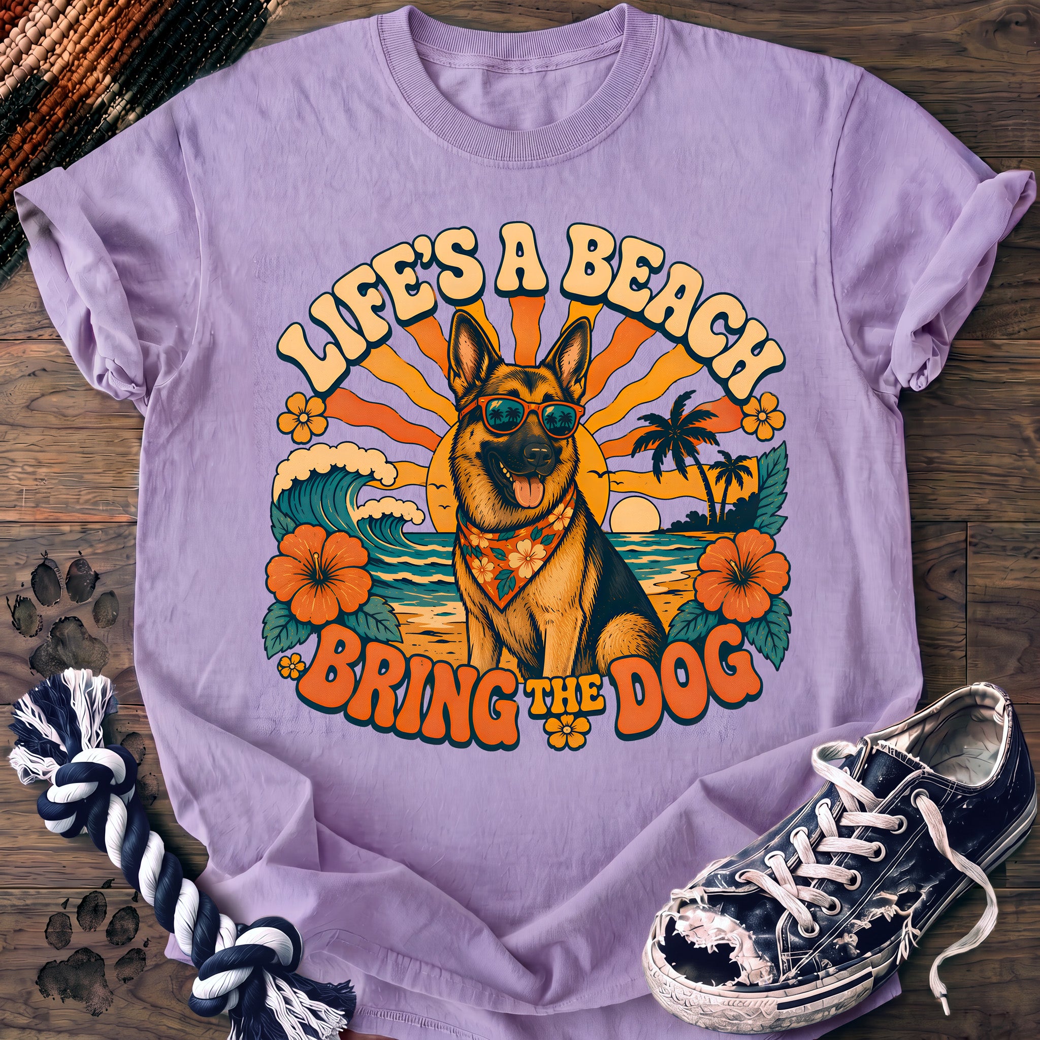 PAWSSION CLUB t-shirt in Orchid color - SKU PC-0110