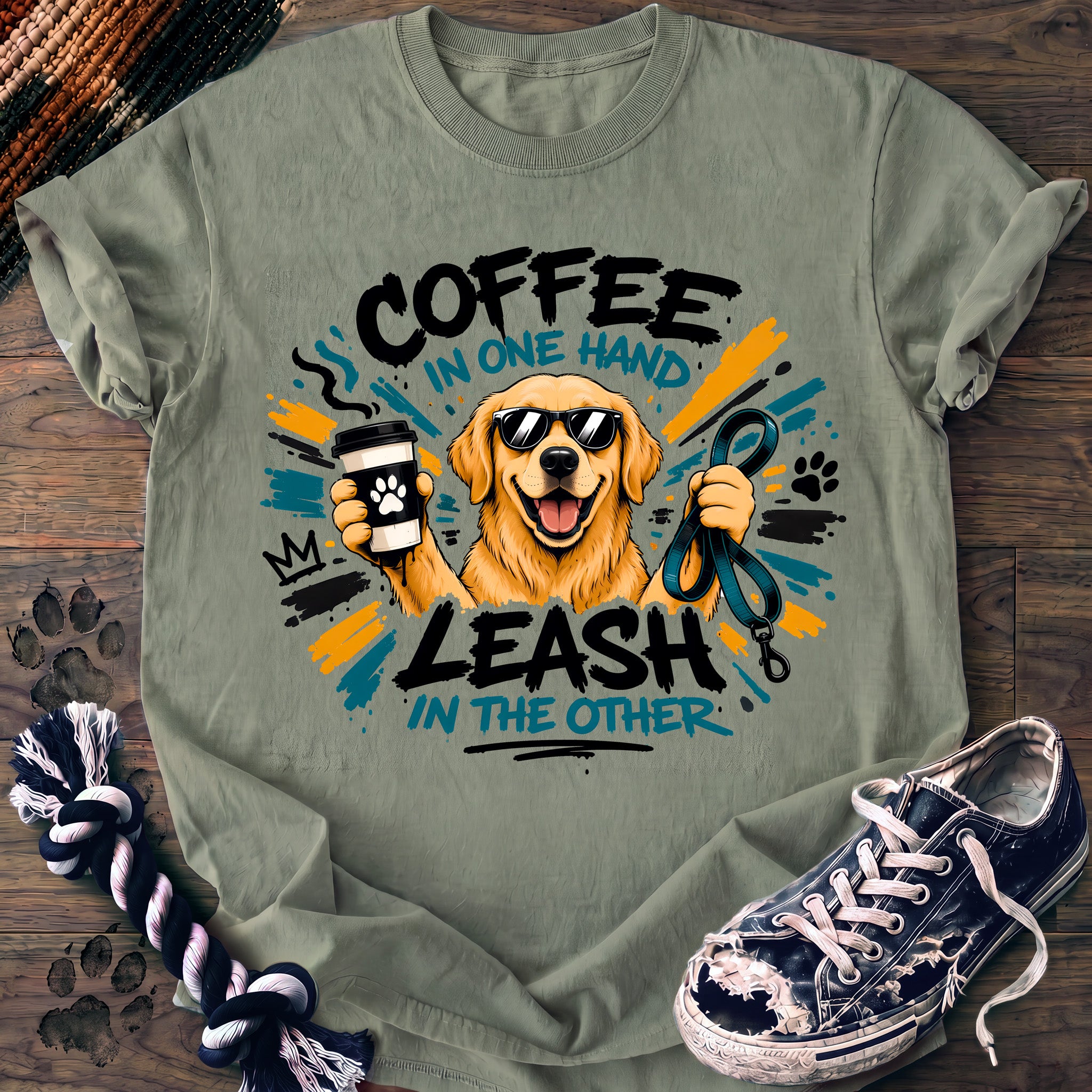 PAWSSION CLUB t-shirt in Bay color - SKU PC-0111