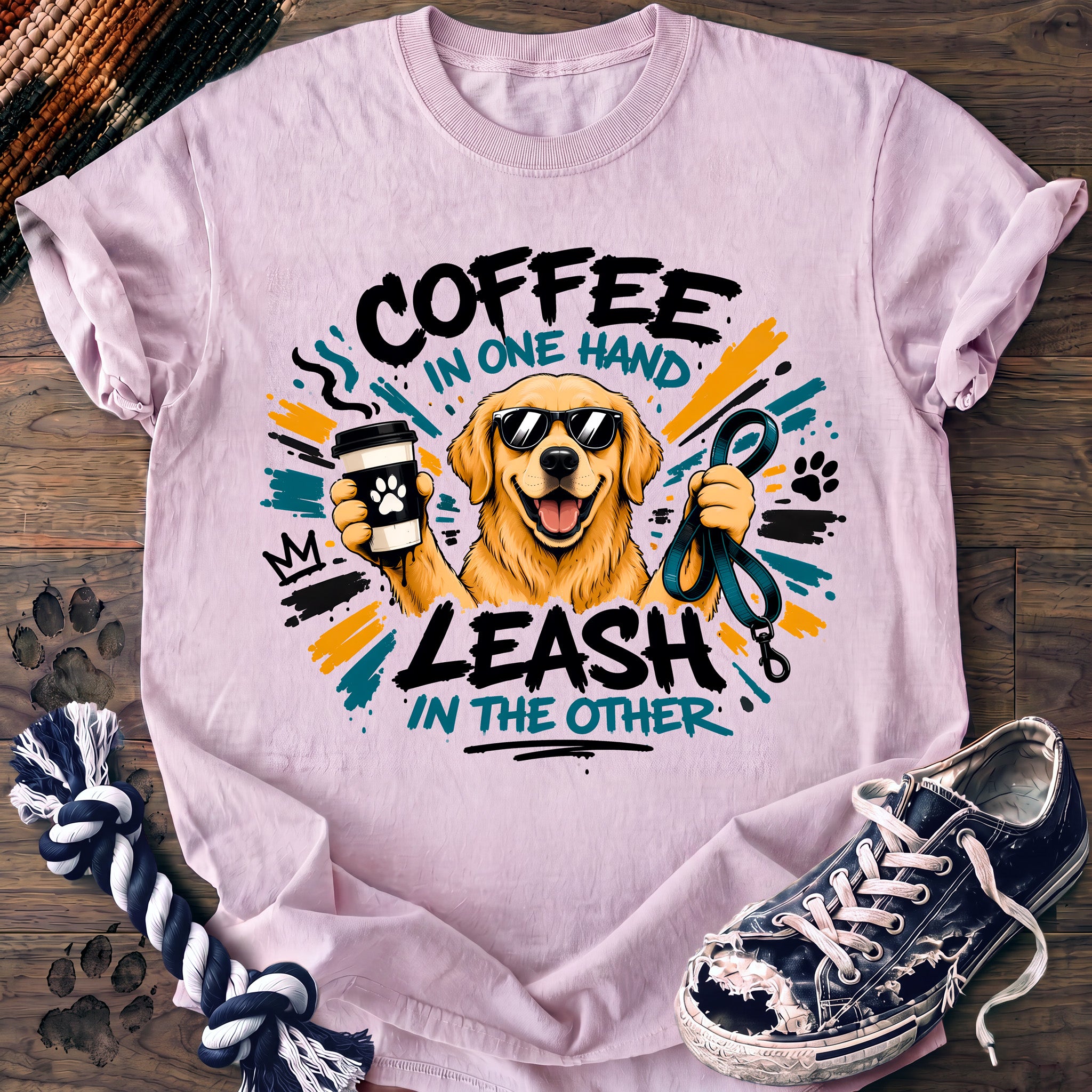 PAWSSION CLUB t-shirt in Blossom color - SKU PC-0111