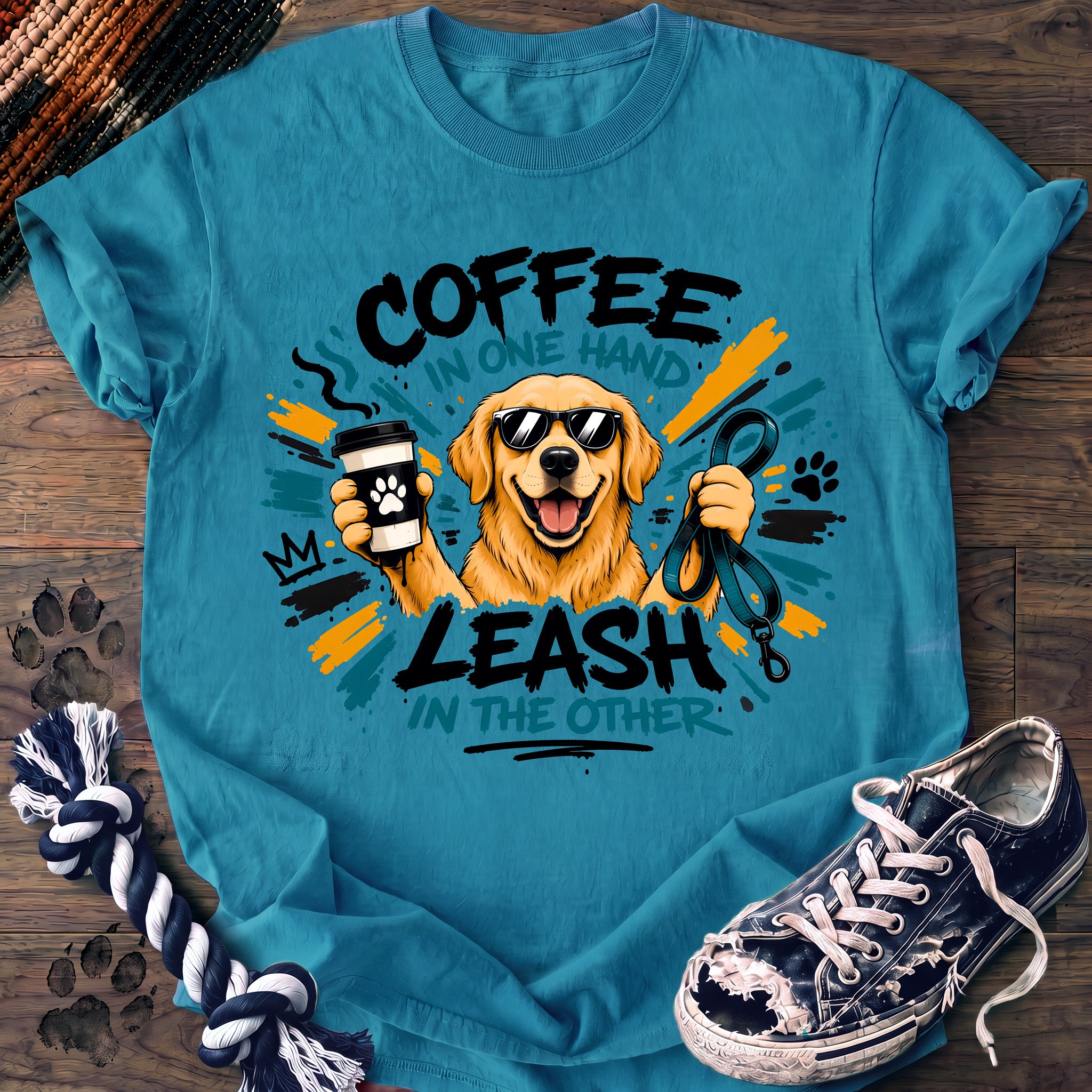 PAWSSION CLUB t-shirt in Sapphire color - SKU PC-0111
